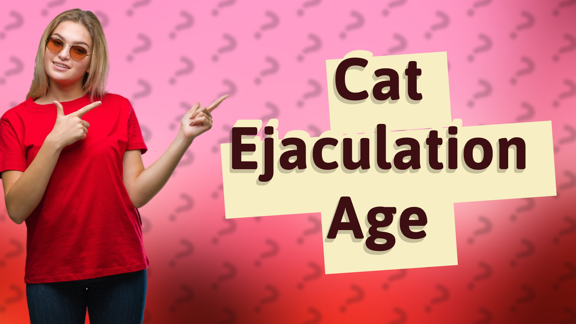 Cat Ejaculation Age