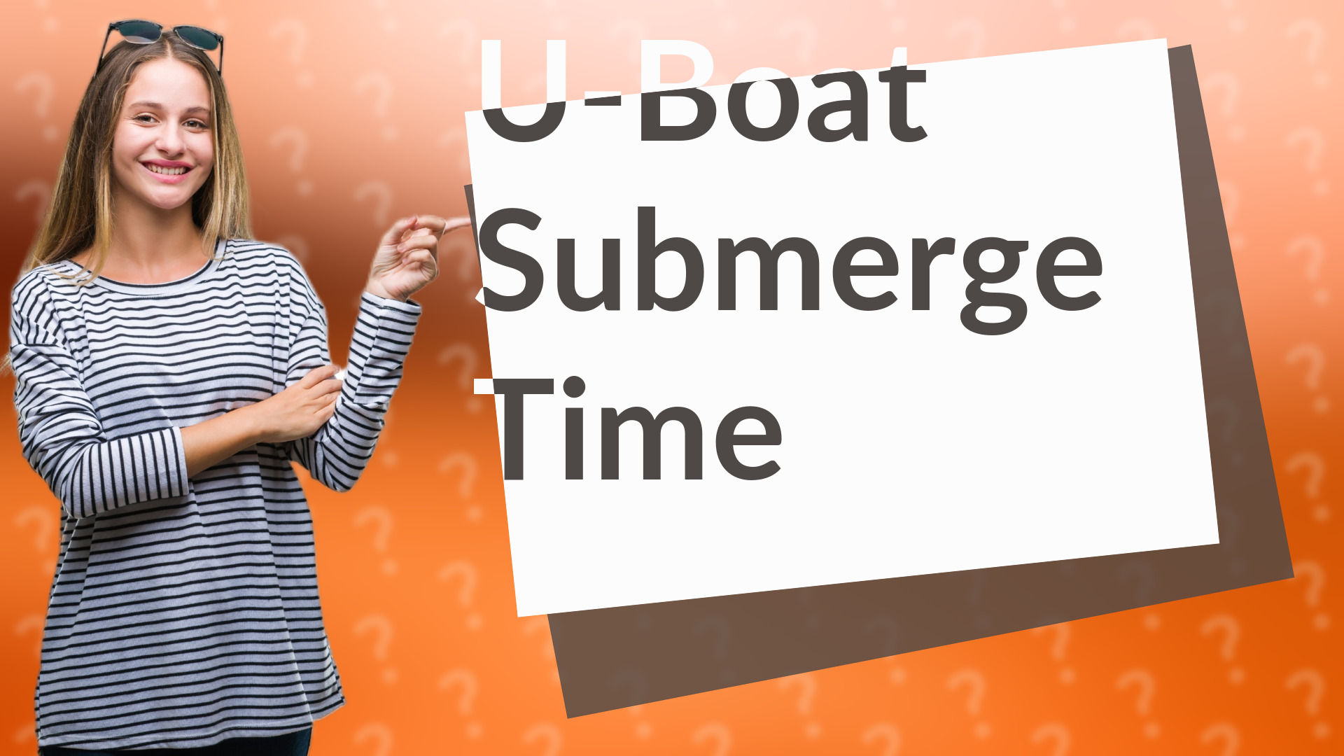 U-Boat Submerge Time