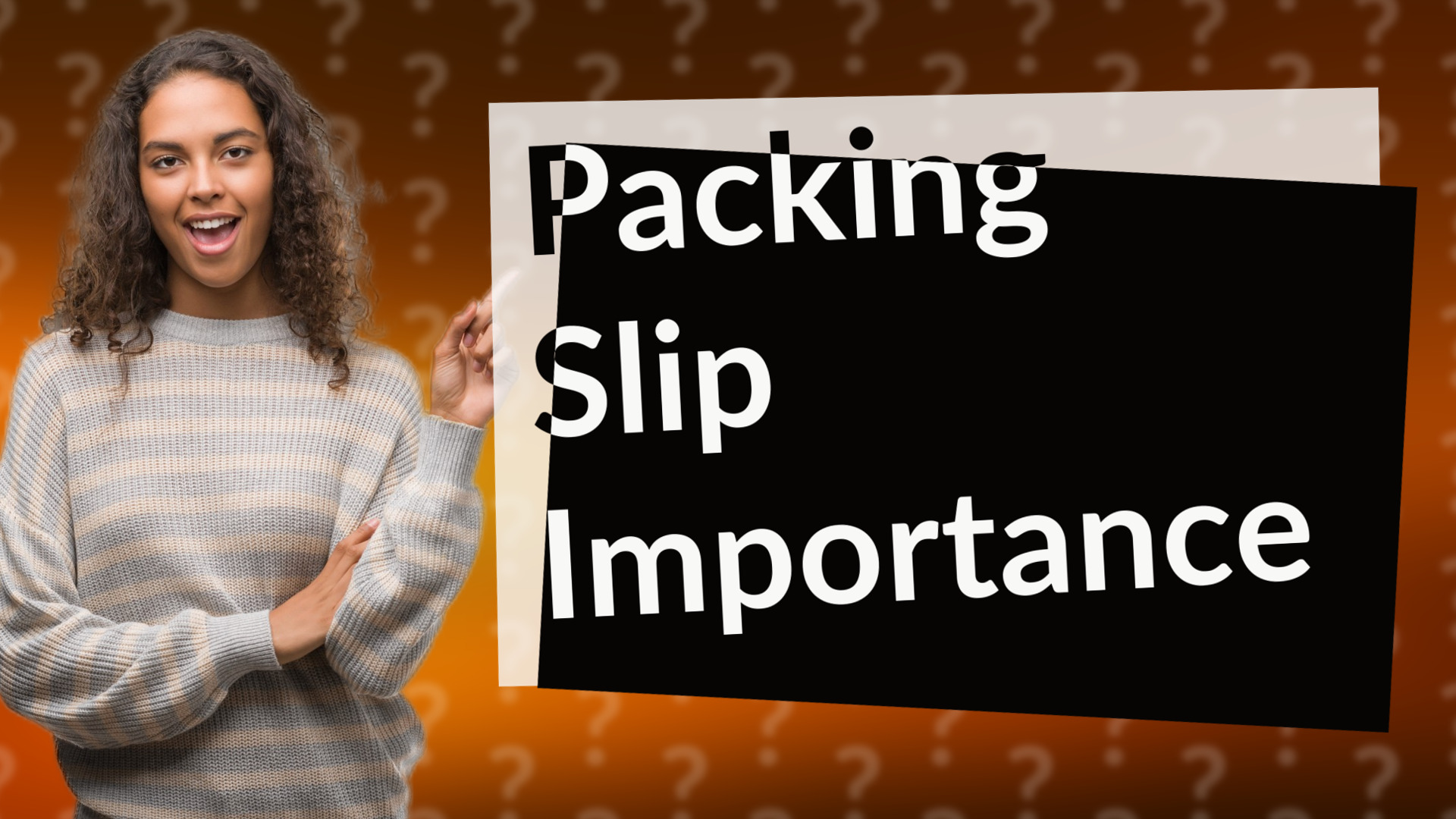Packing Slip Importance