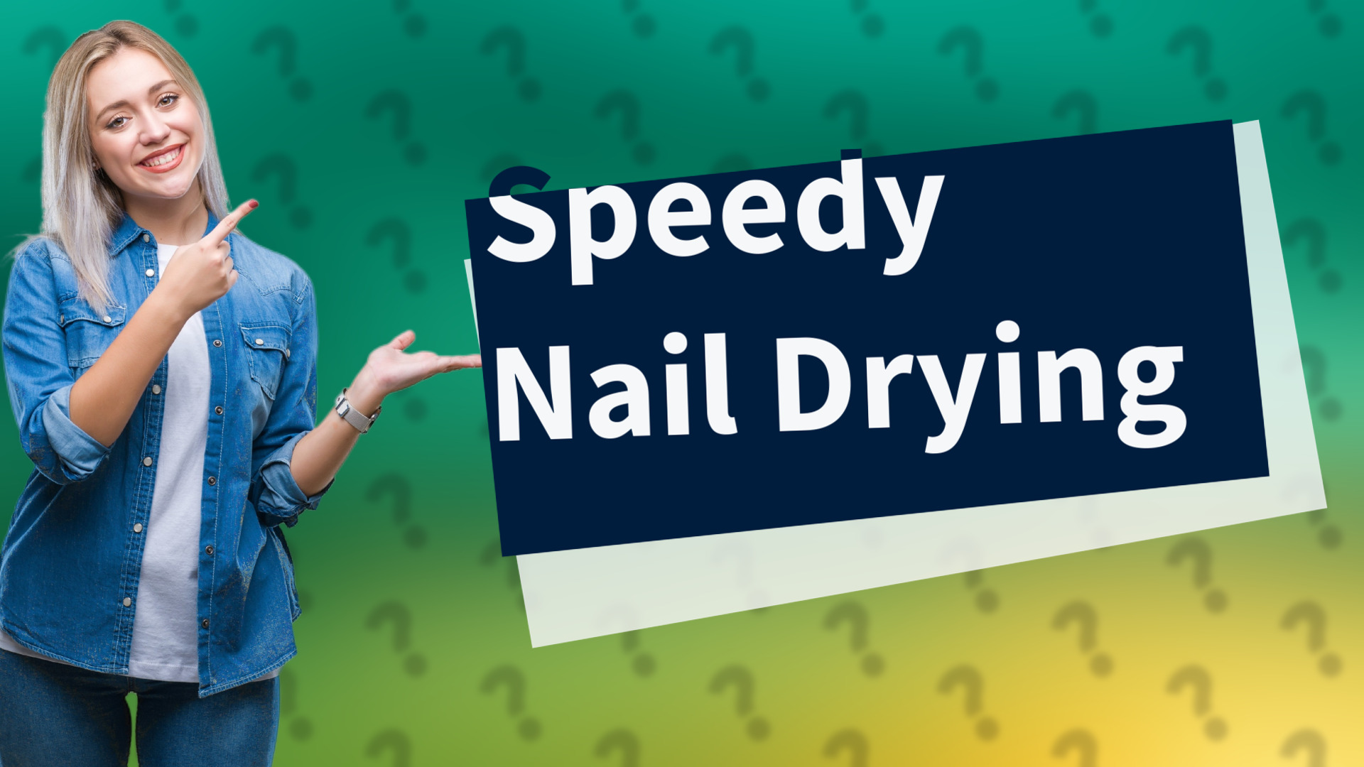 Speedy Nail Drying
