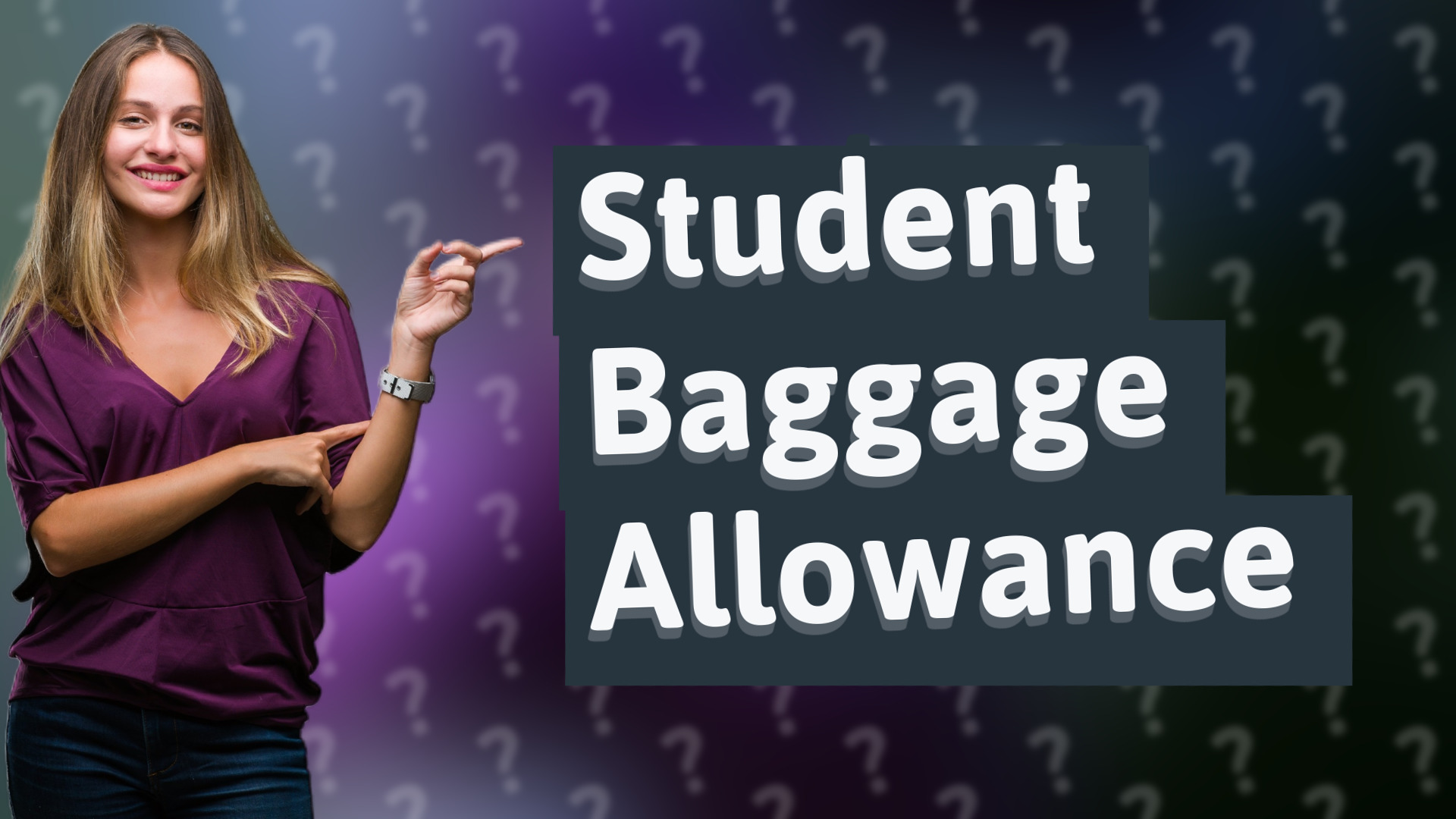 Student Baggage Allowance