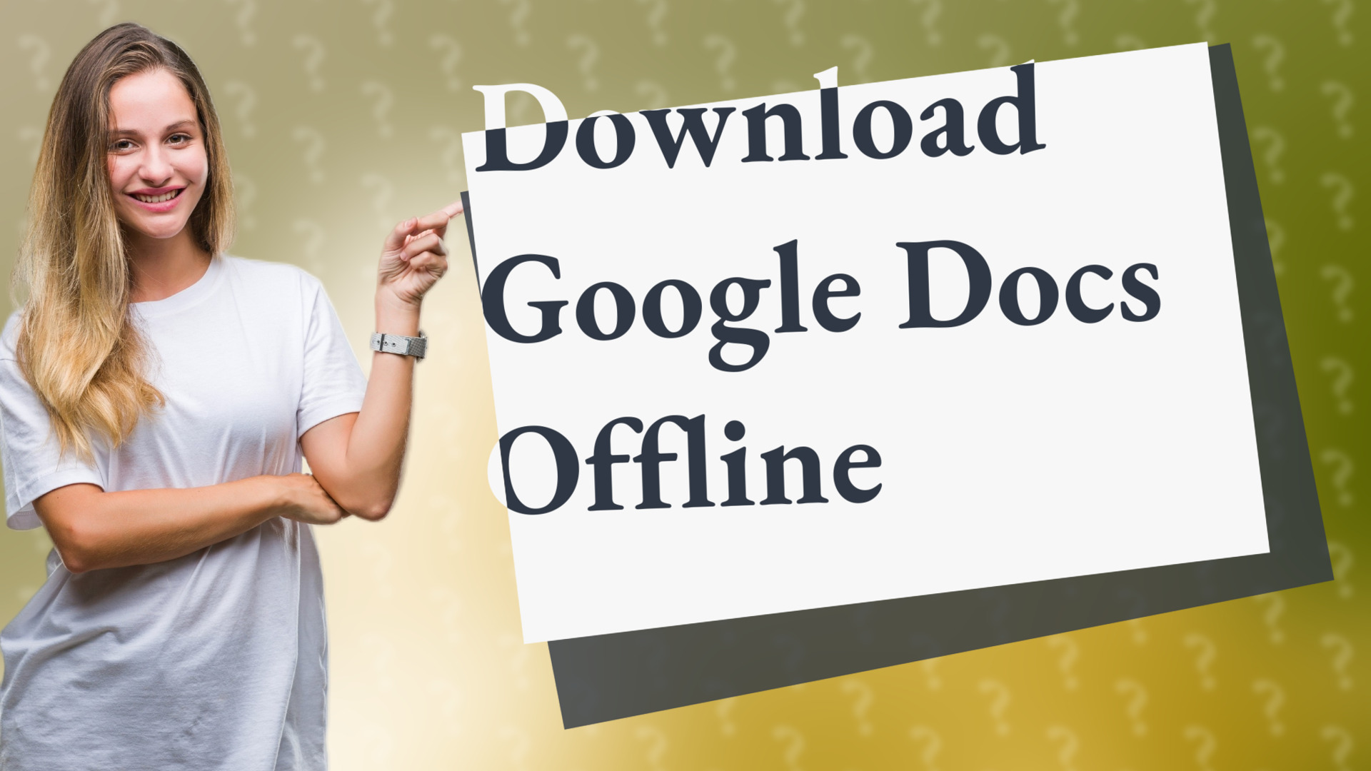 Download Google Docs Offline