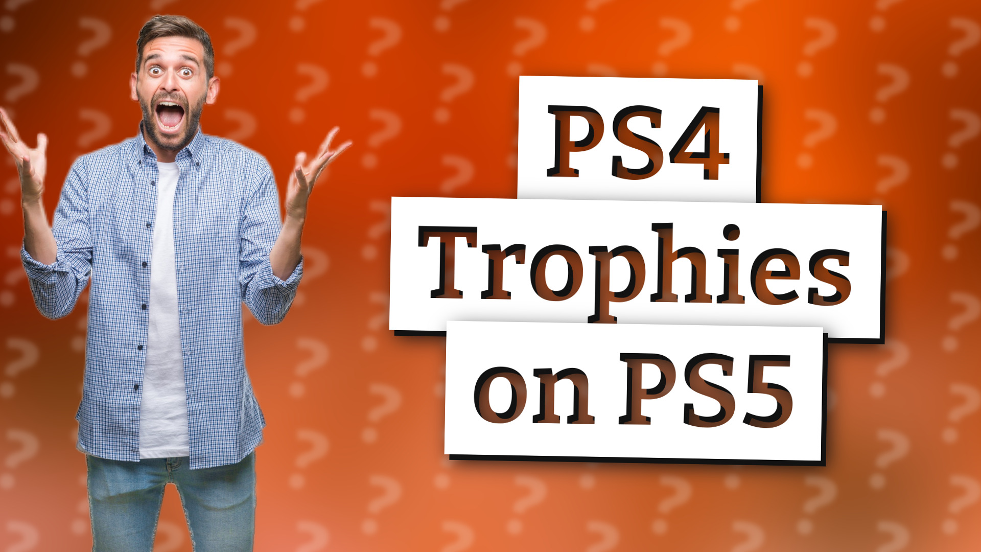 PS4 Trophies on PS5
