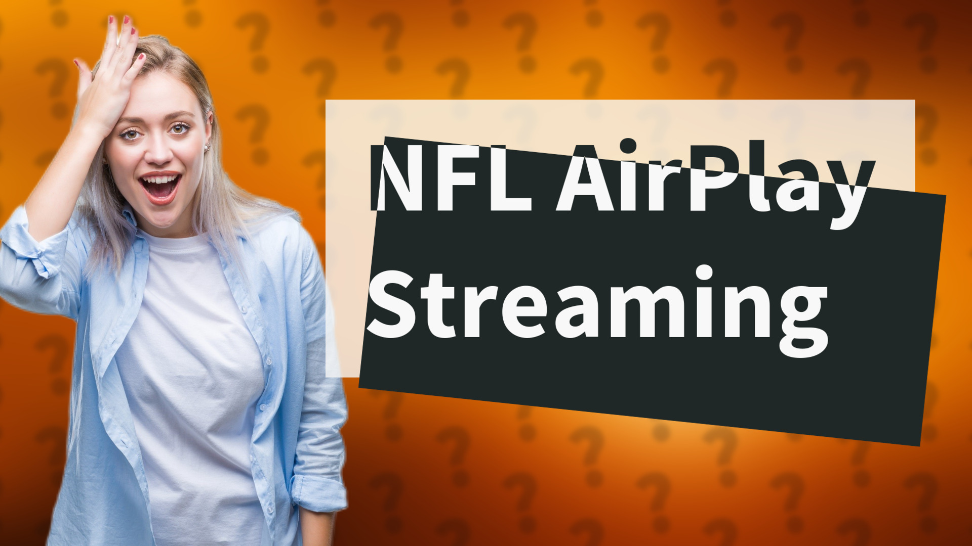 NFL AirPlay Streaming