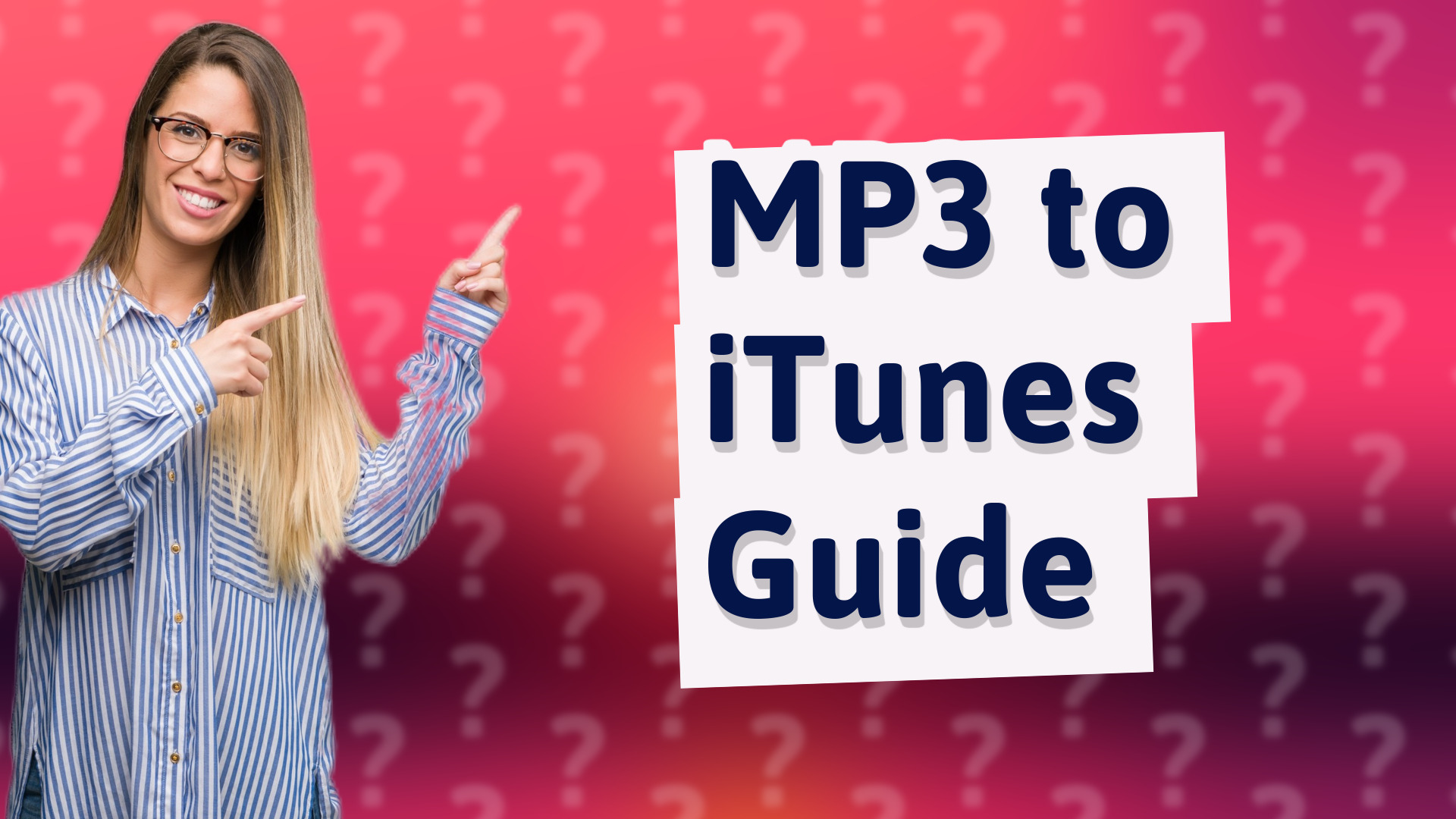 MP3 to iTunes Guide