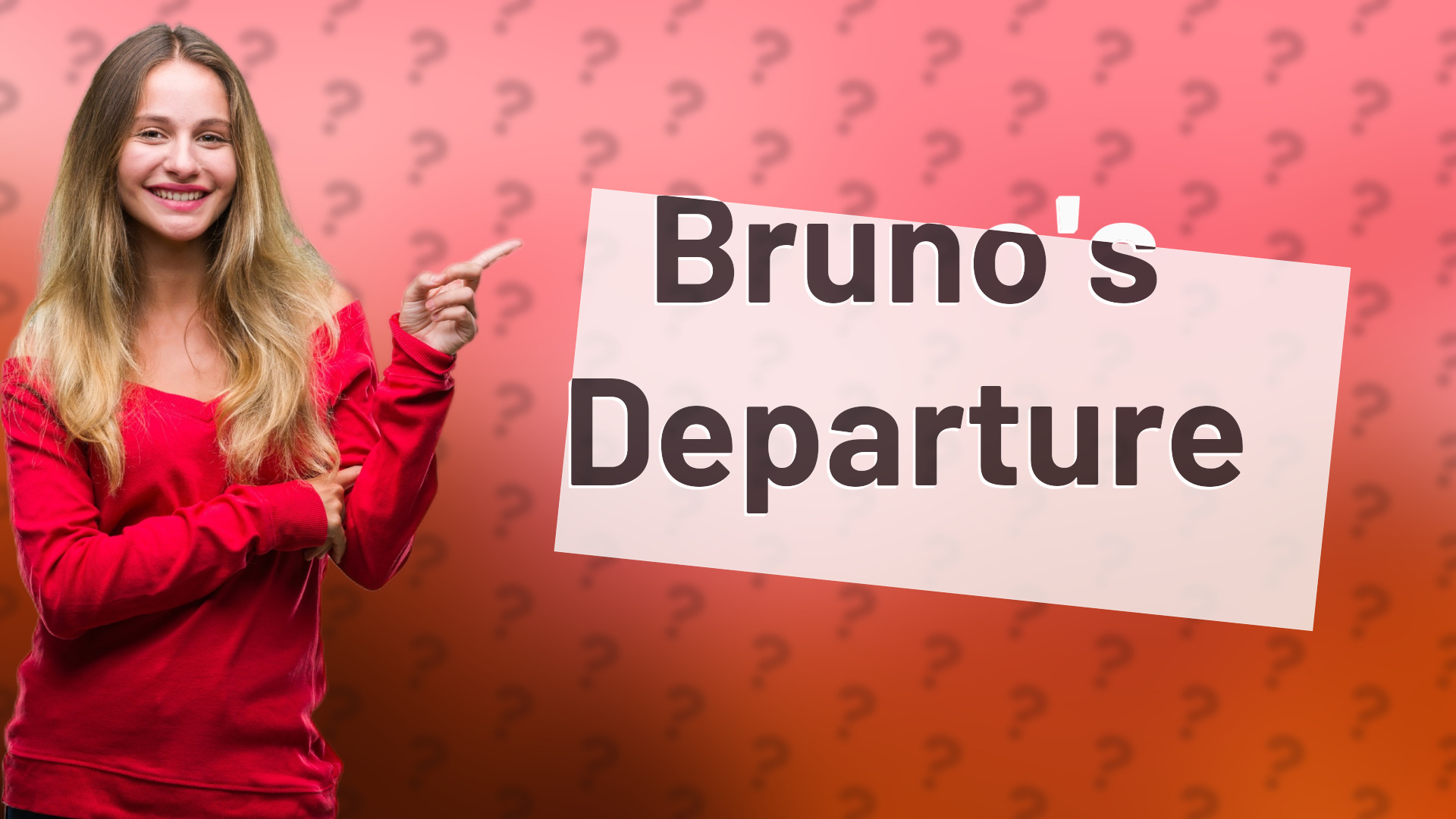 Bruno's Departure