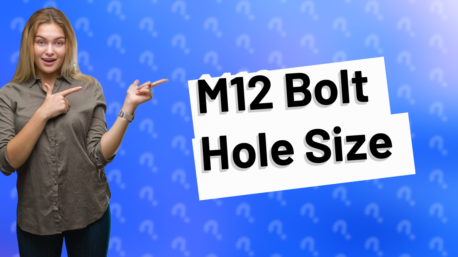 M12 Bolt Hole Size