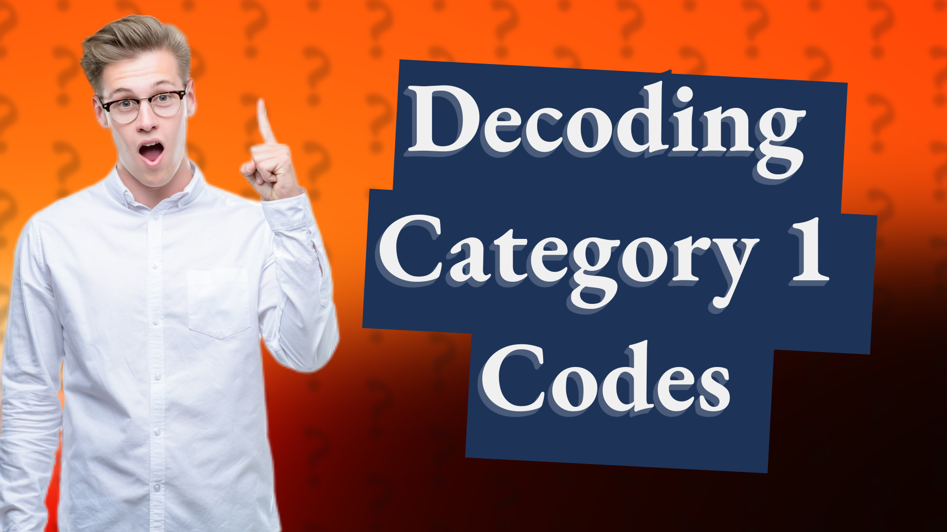 Decoding Category 1 Codes