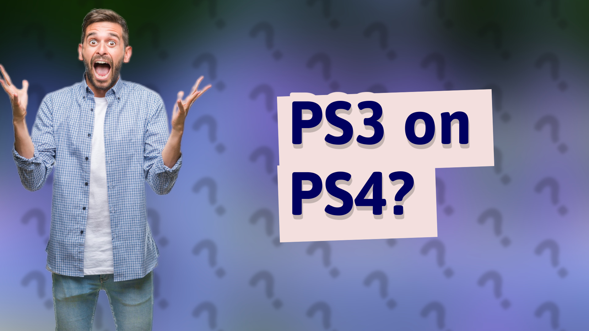 PS3 on PS4?