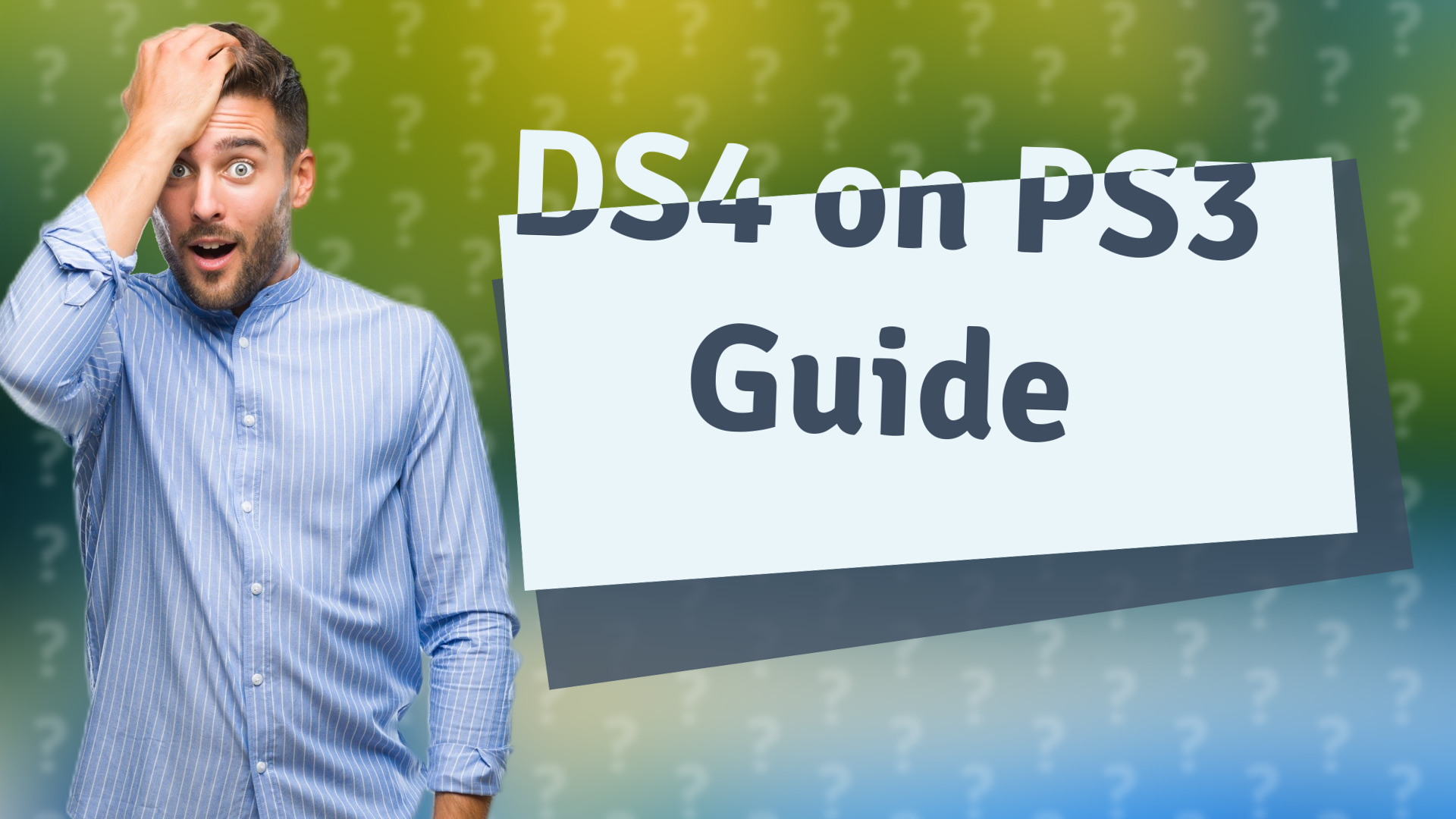 DS4 on PS3 Guide