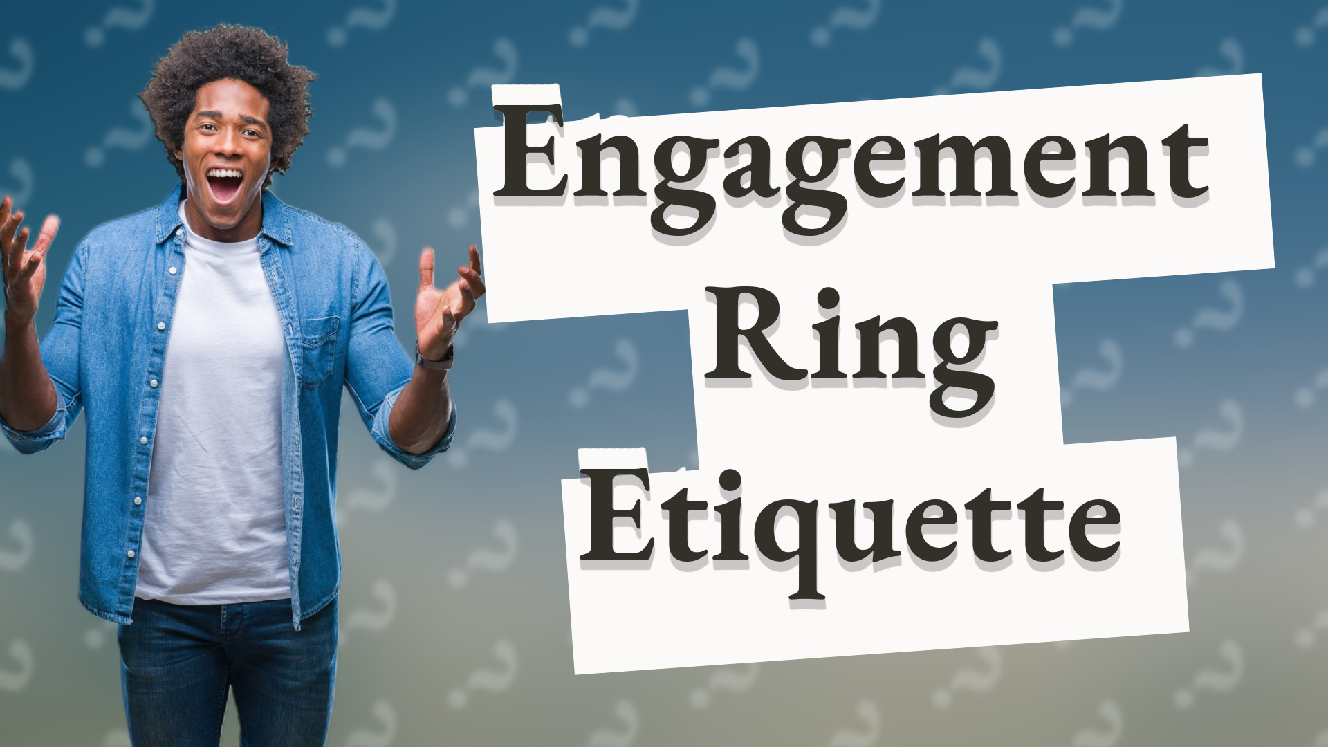 Engagement Ring Etiquette