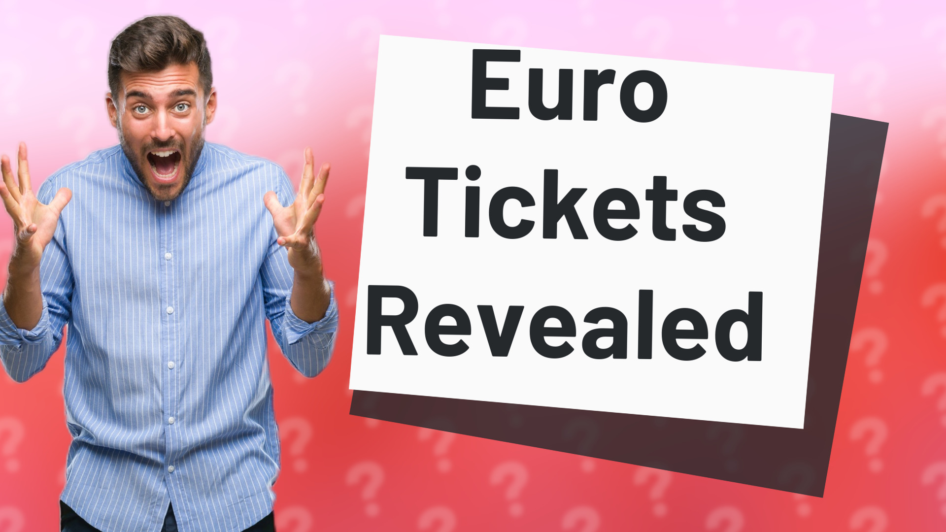 Euro Tickets Revealed