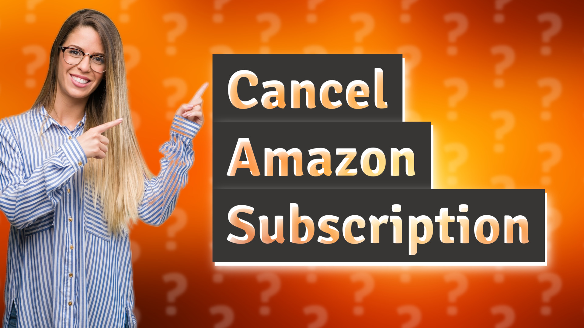 Cancel Amazon Subscription