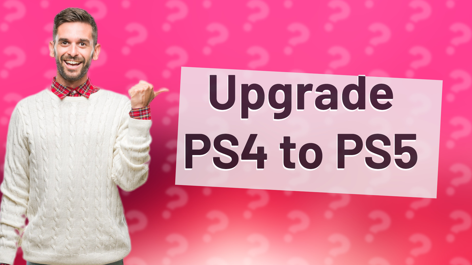 Upgrade PS4 to PS5
