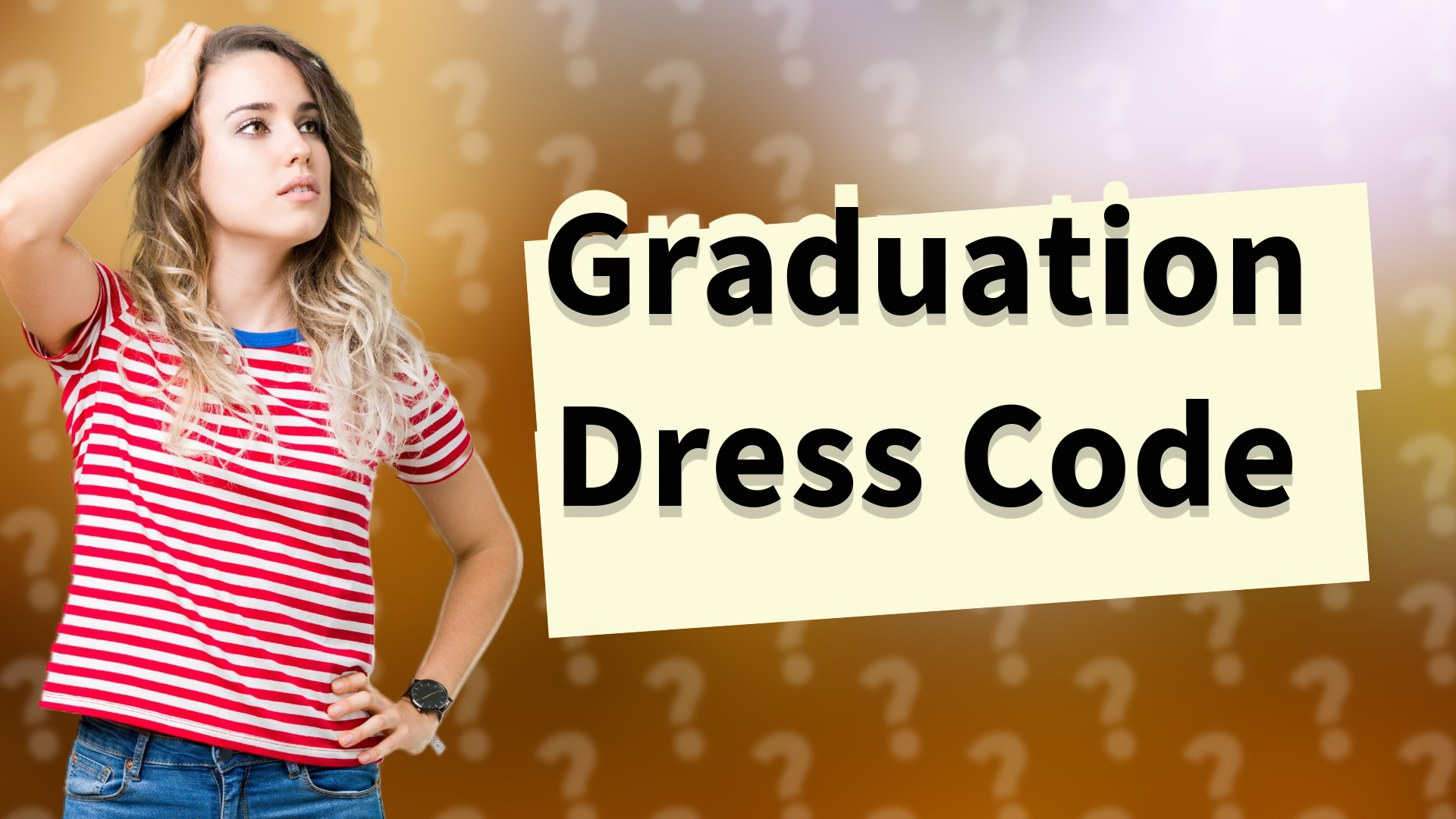 Graduation Dress Code