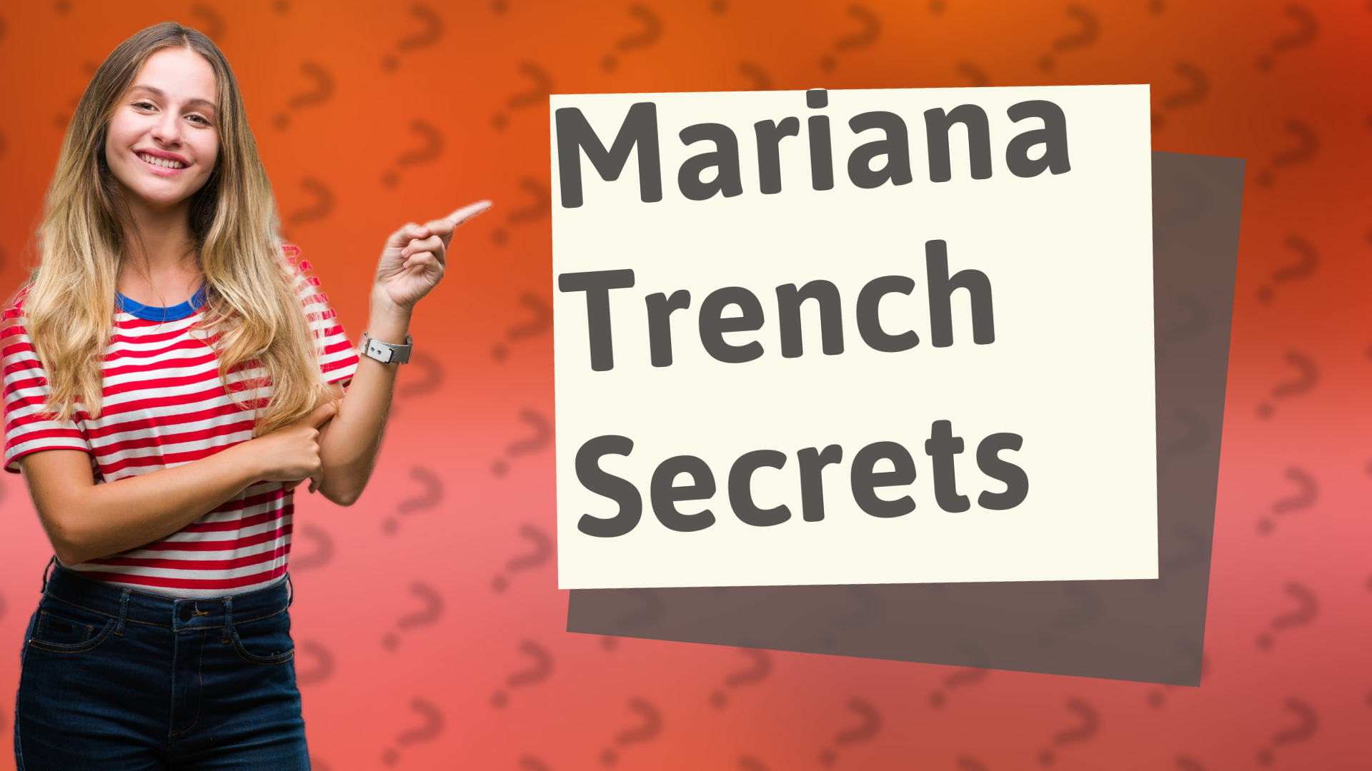 Mariana Trench Secrets