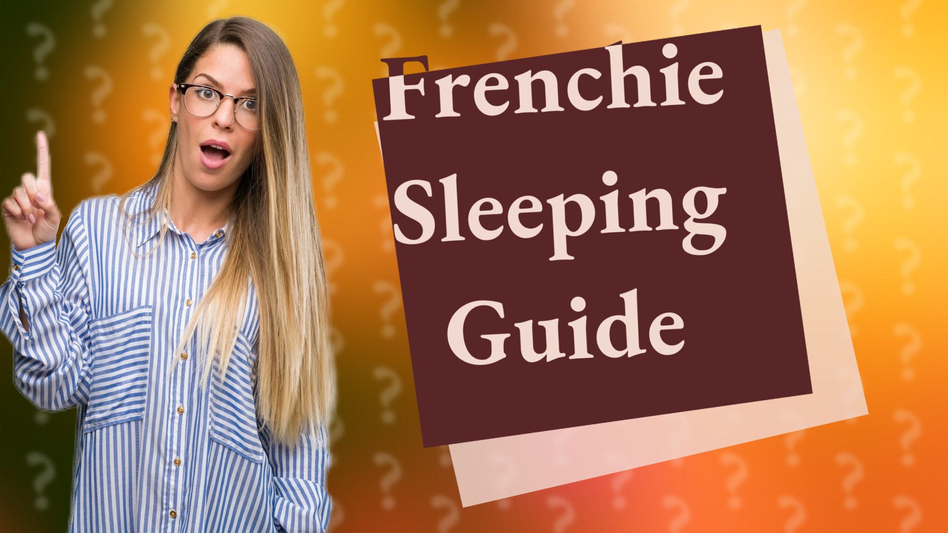 Frenchie Sleeping Guide