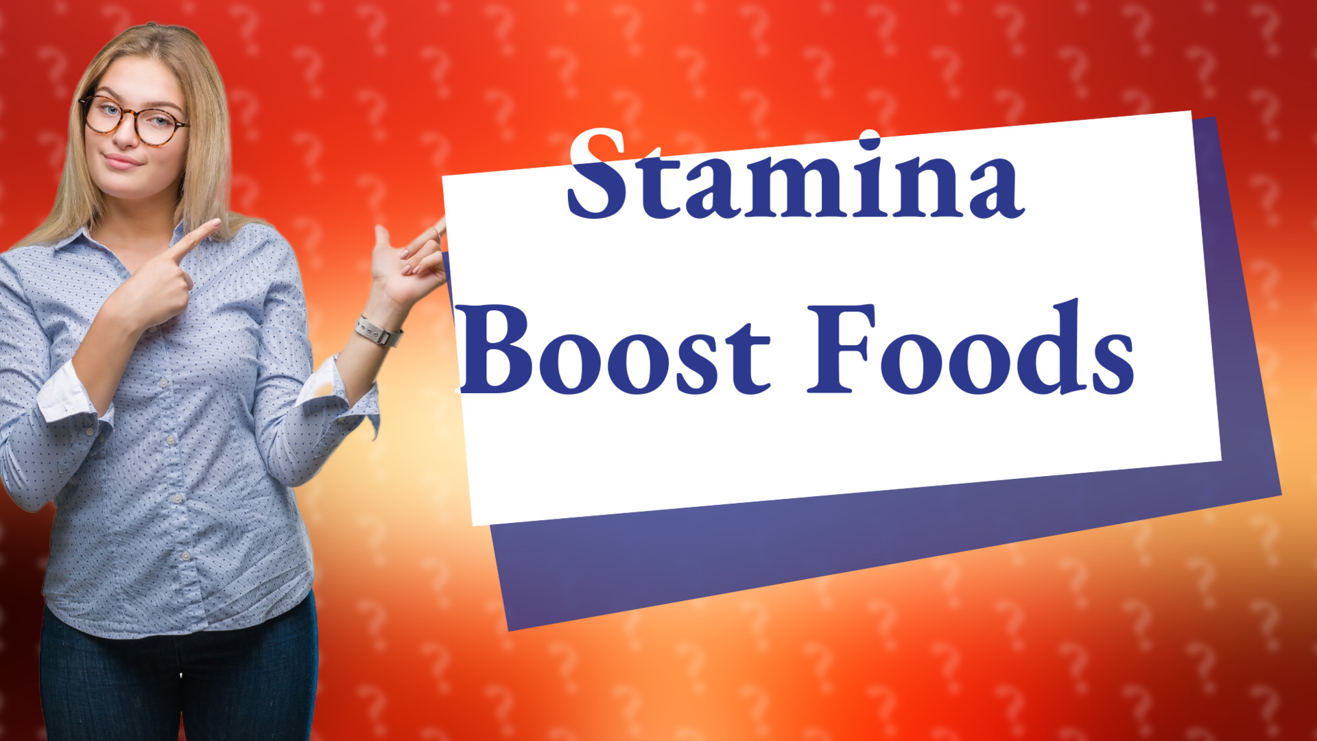 Stamina Boost Foods