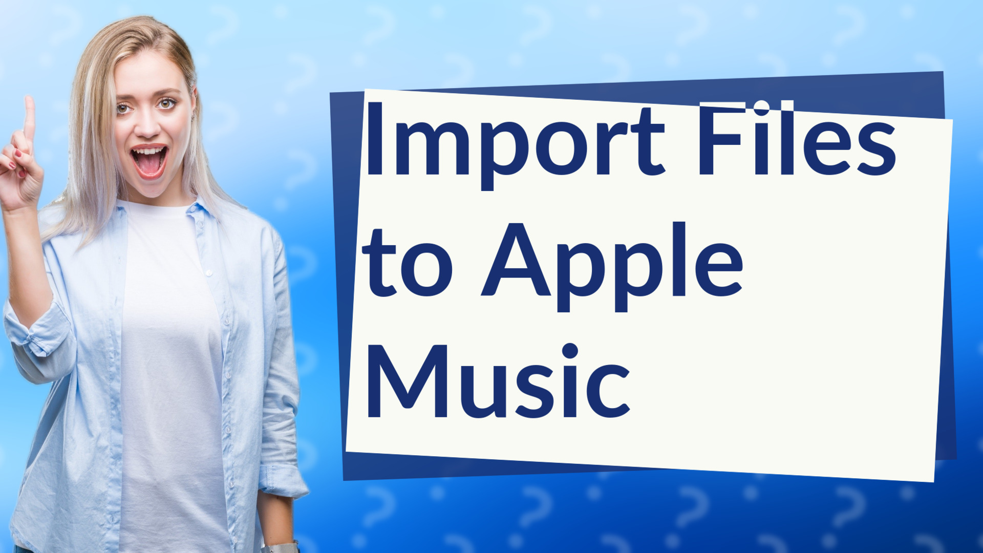 Import Files to Apple Music