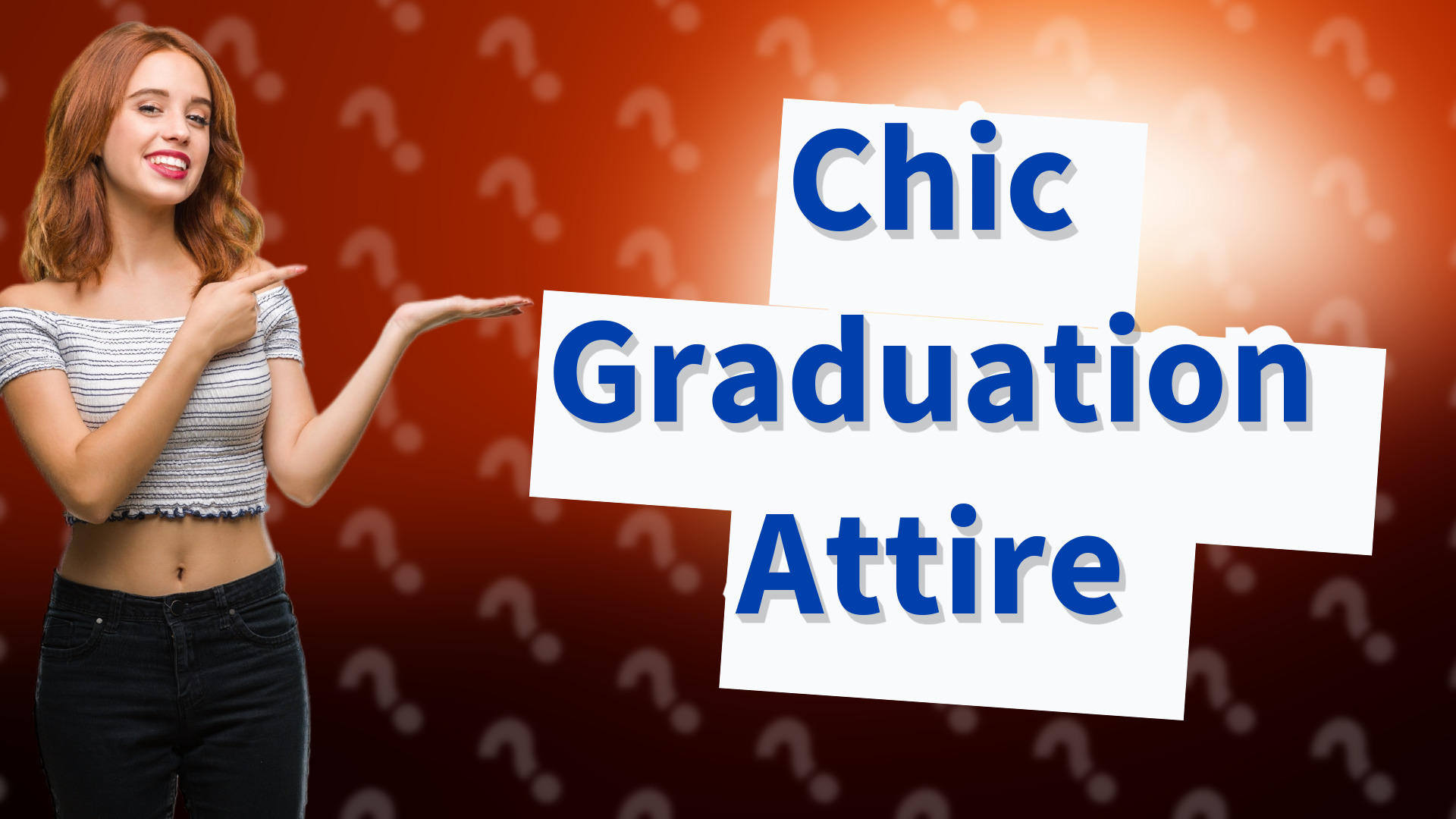 Chic Graduation Attire