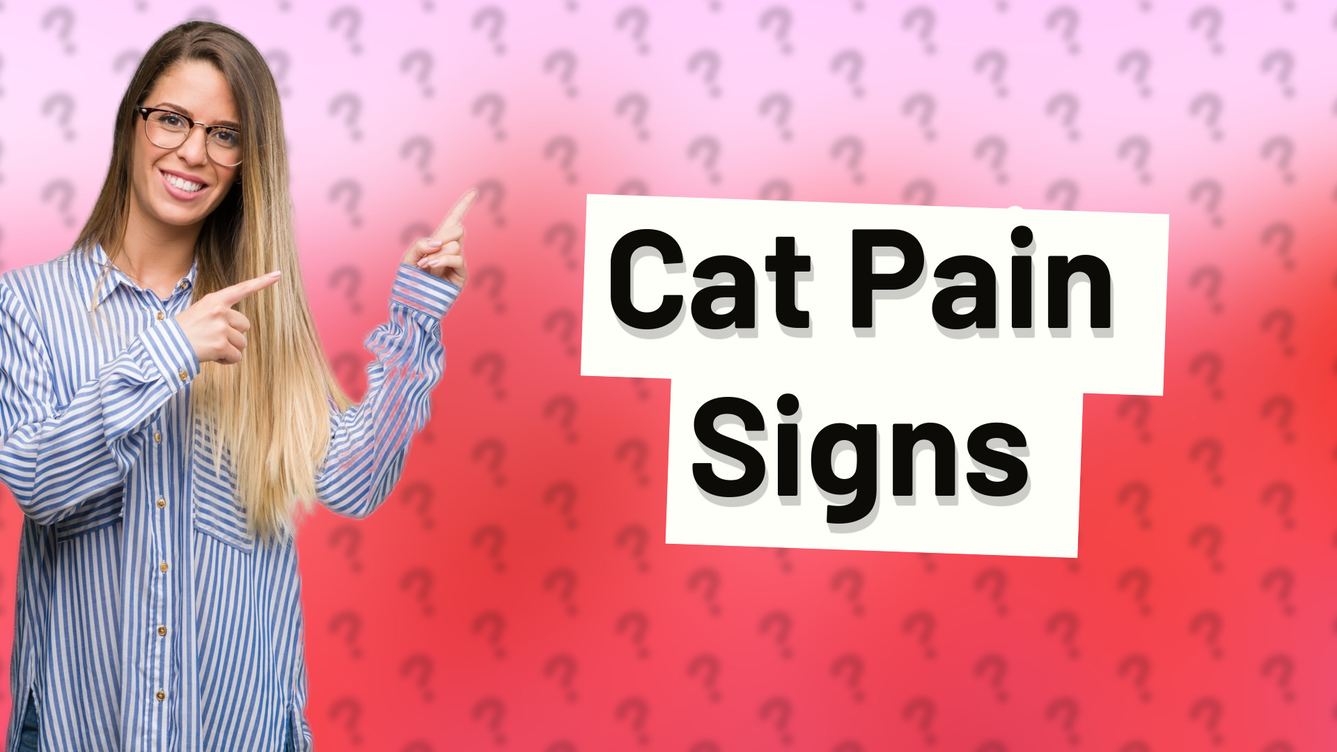 Cat Pain Signs