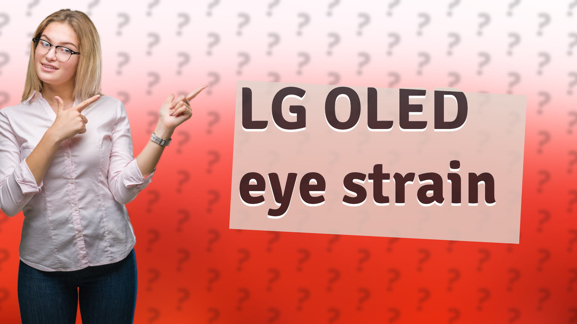 LG OLED eye strain