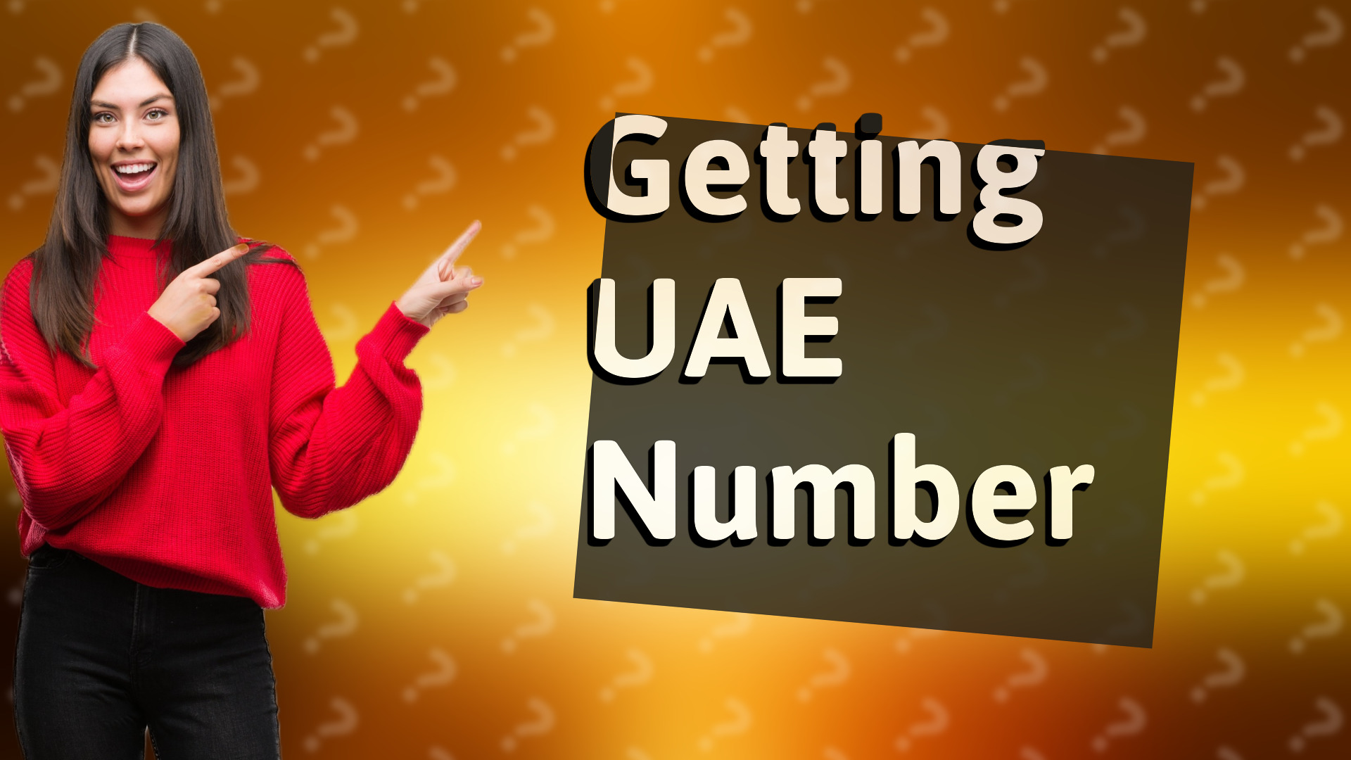 Getting UAE Number