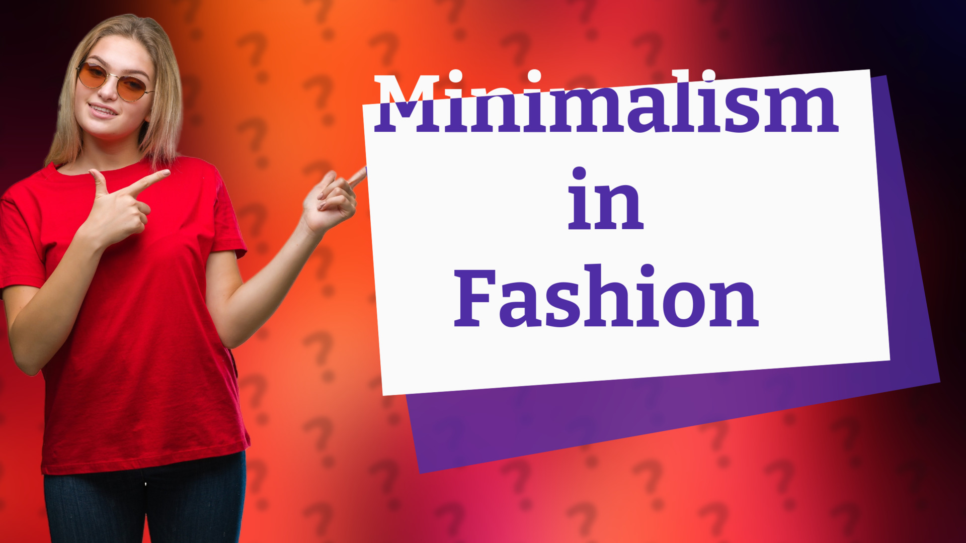 Minimalism in Fashion