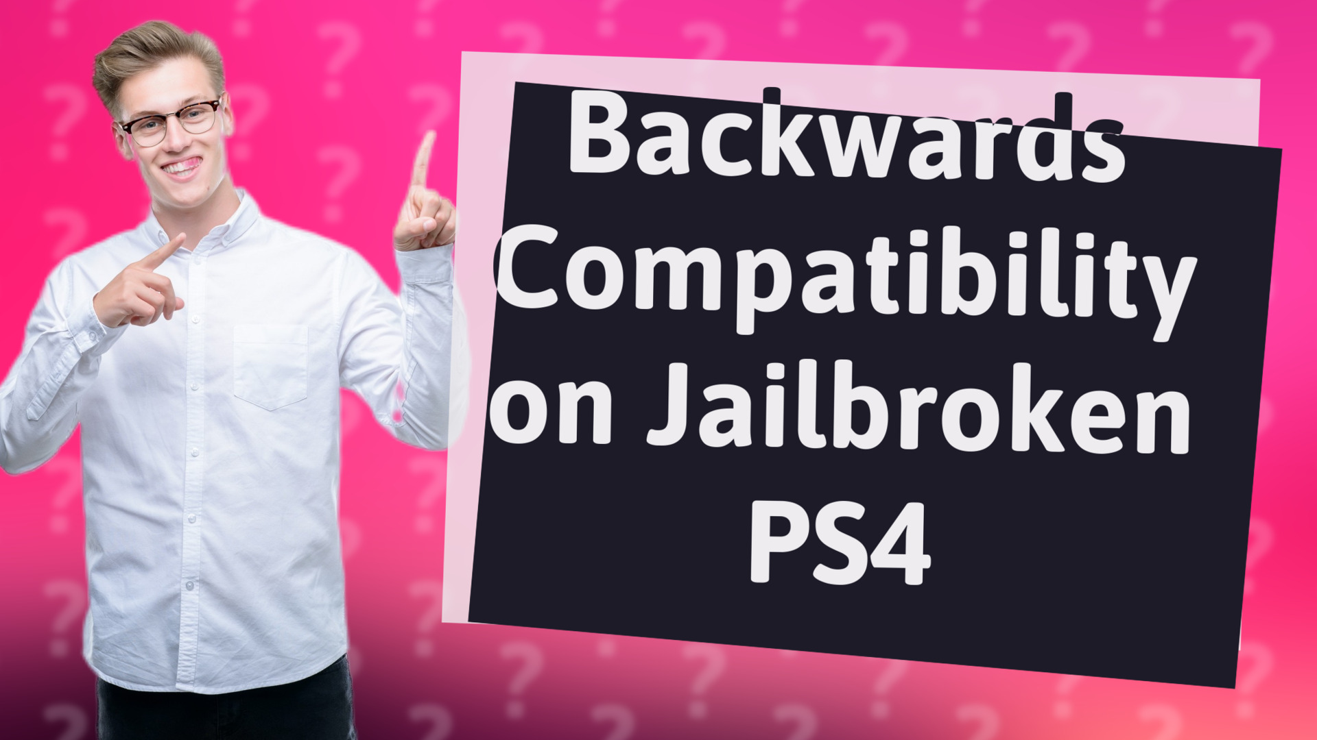 Backwards Compatibility on Jailbroken PS4