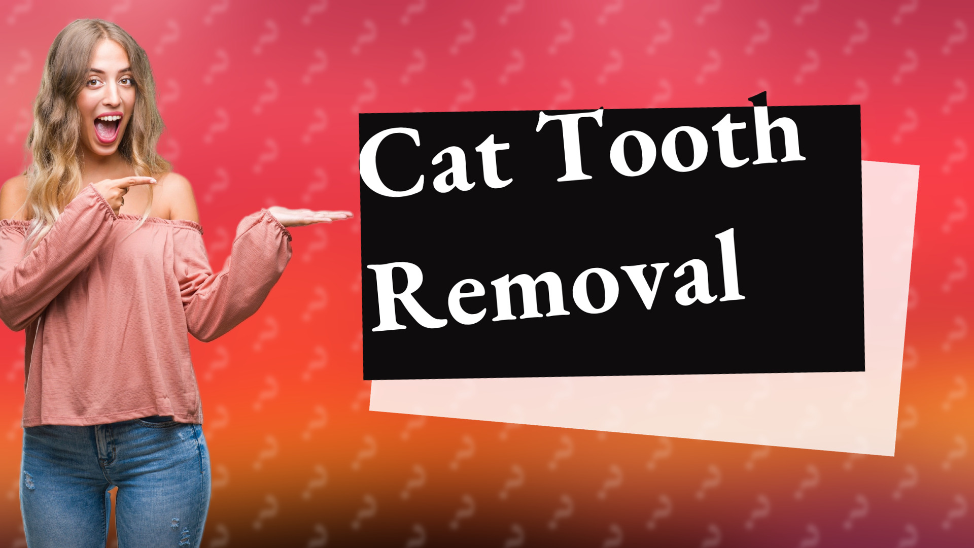 Cat Tooth Removal