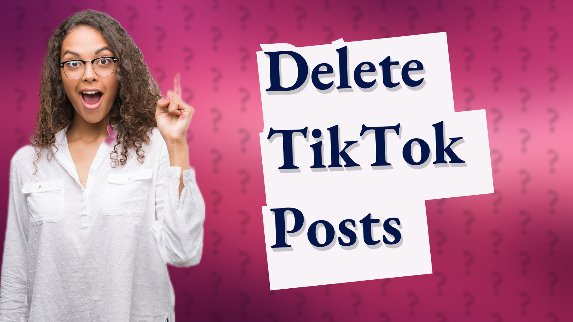 Delete TikTok Posts