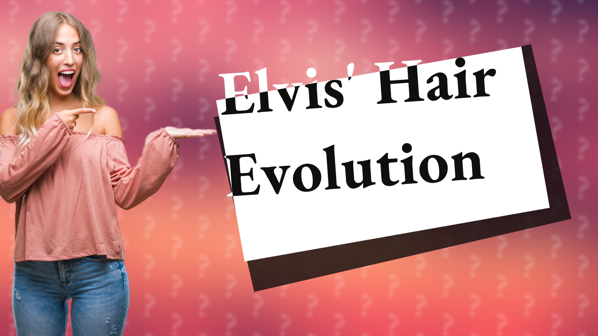Elvis' Hair Evolution