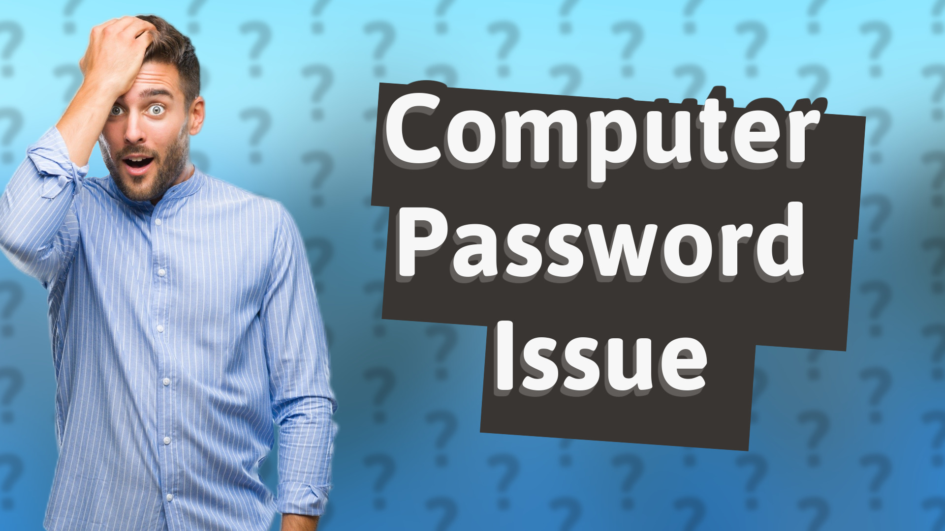 Computer Password Issue