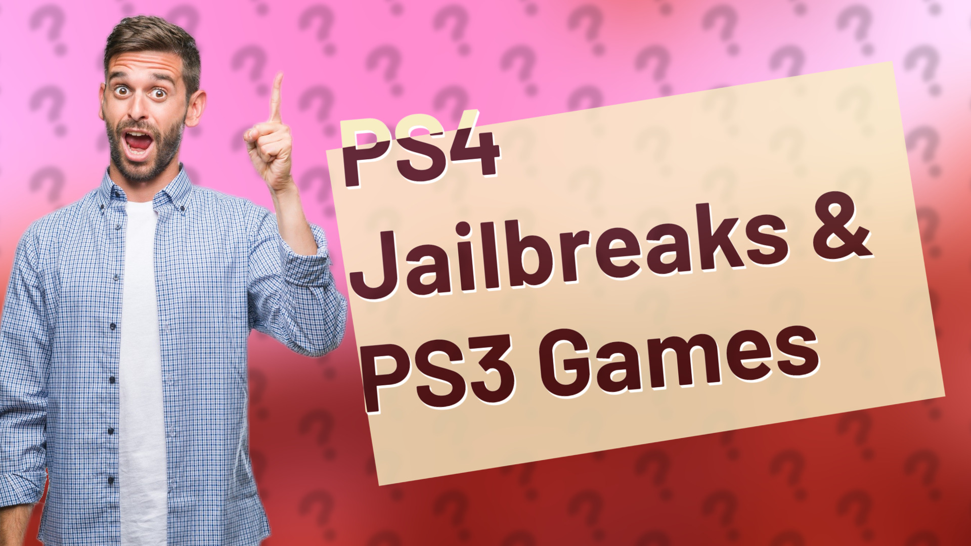 PS4 Jailbreaks & PS3 Games