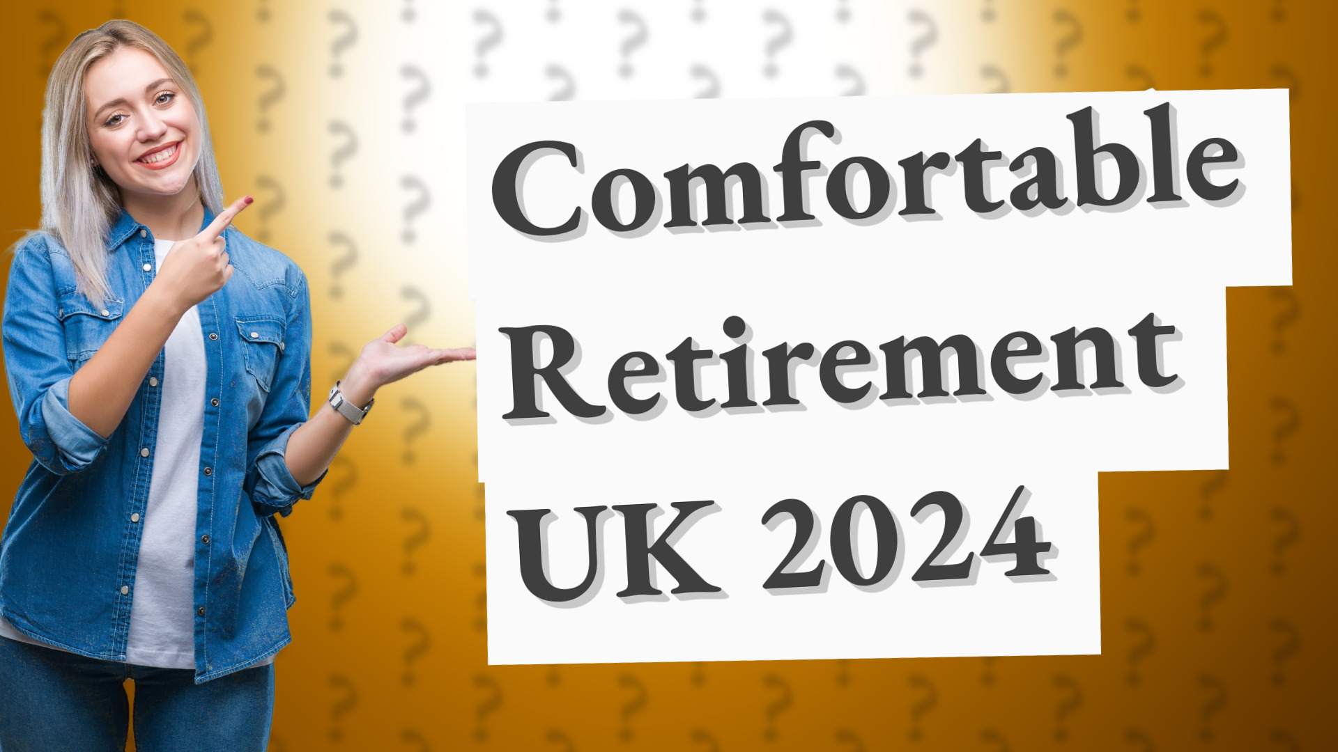 Comfortable Retirement UK 2024