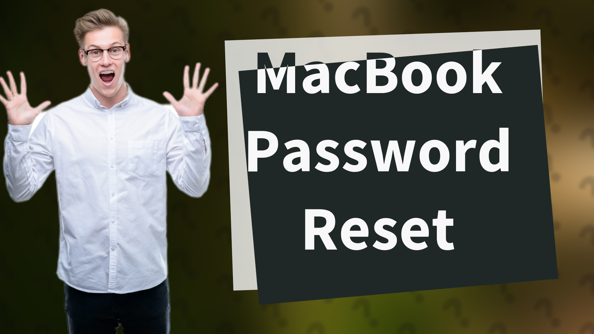 MacBook Password Reset