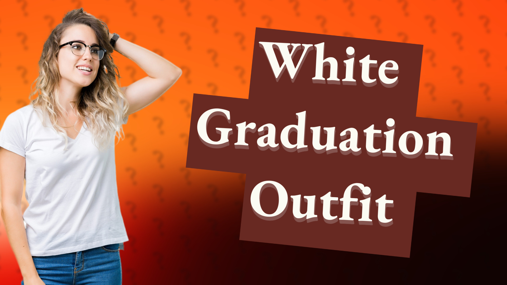 White Graduation Outfit