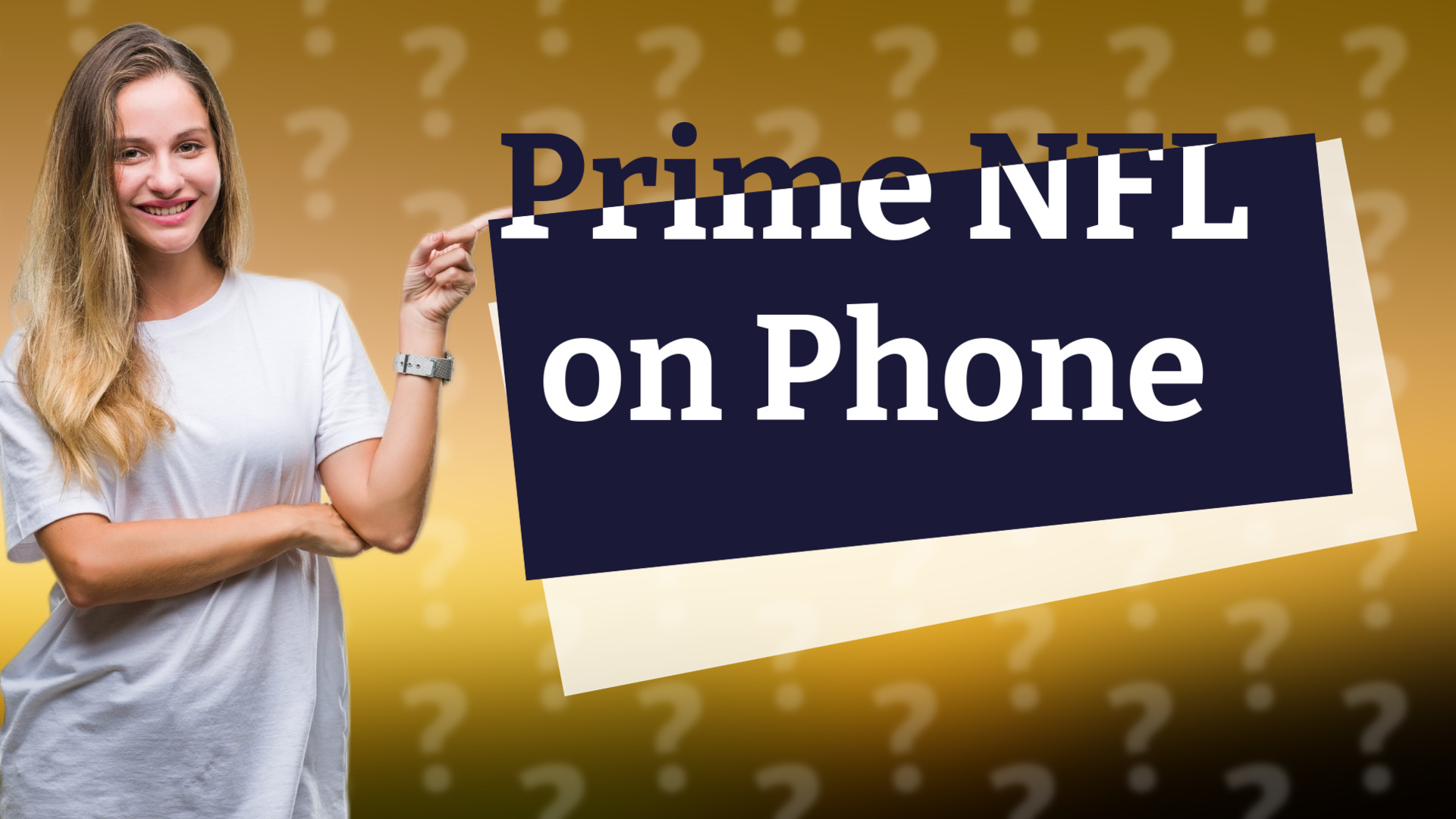 Prime NFL on Phone