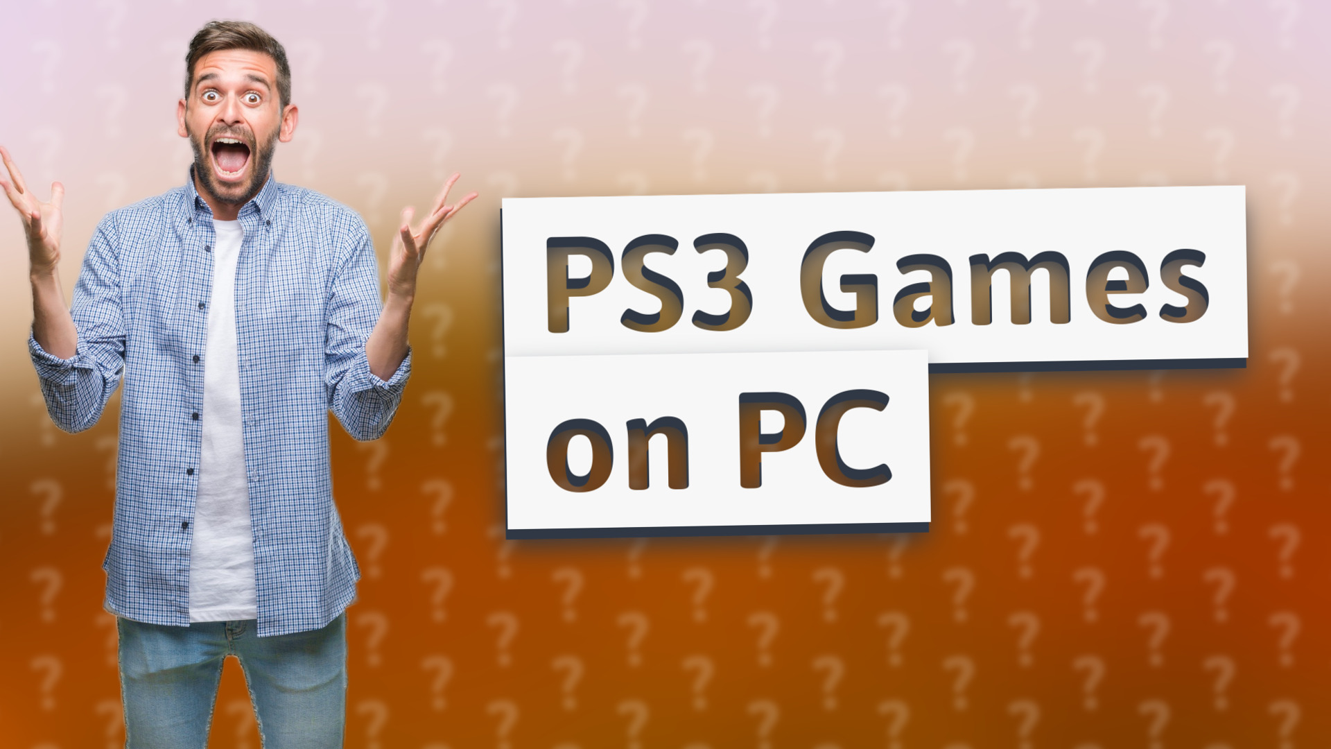 PS3 Games on PC