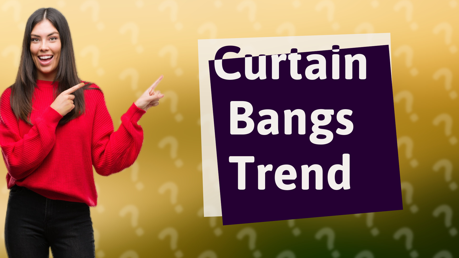 Curtain Bangs Trend