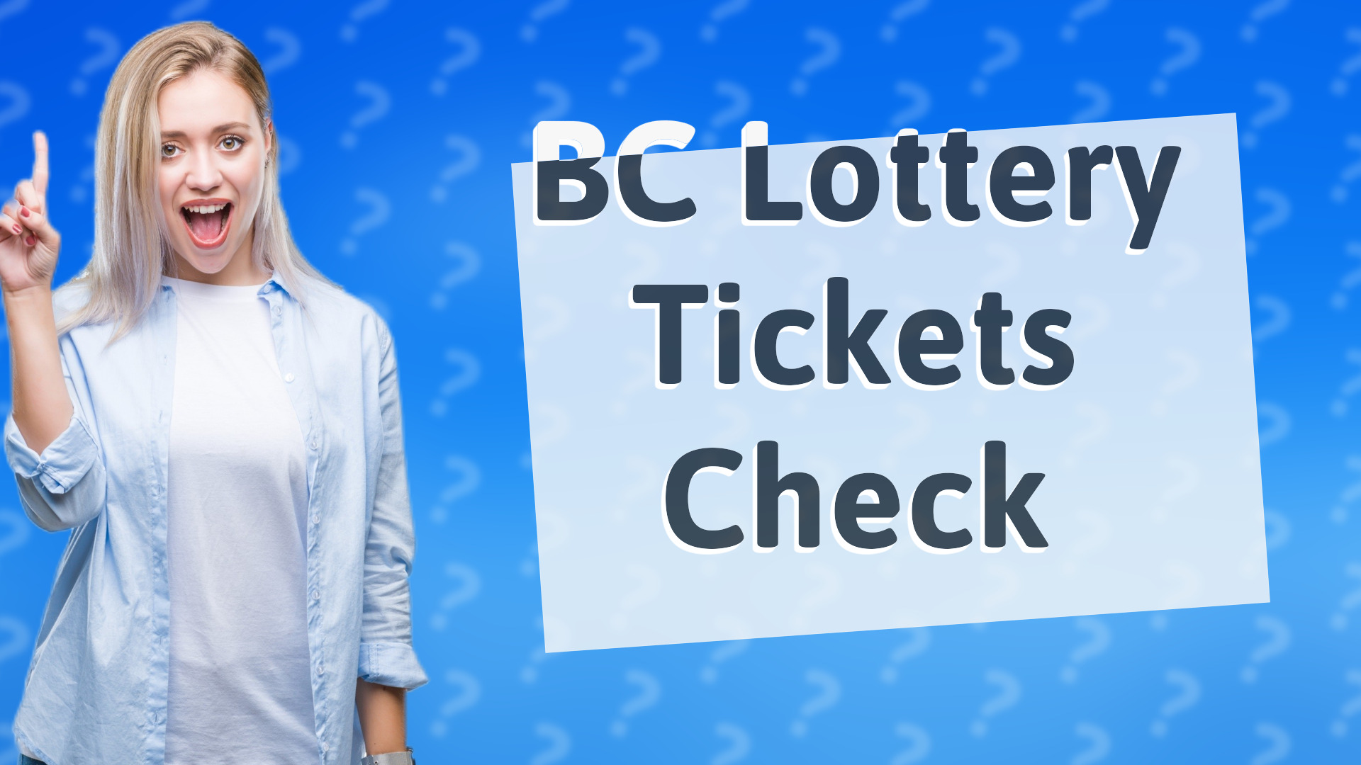 BC Lottery Tickets Check