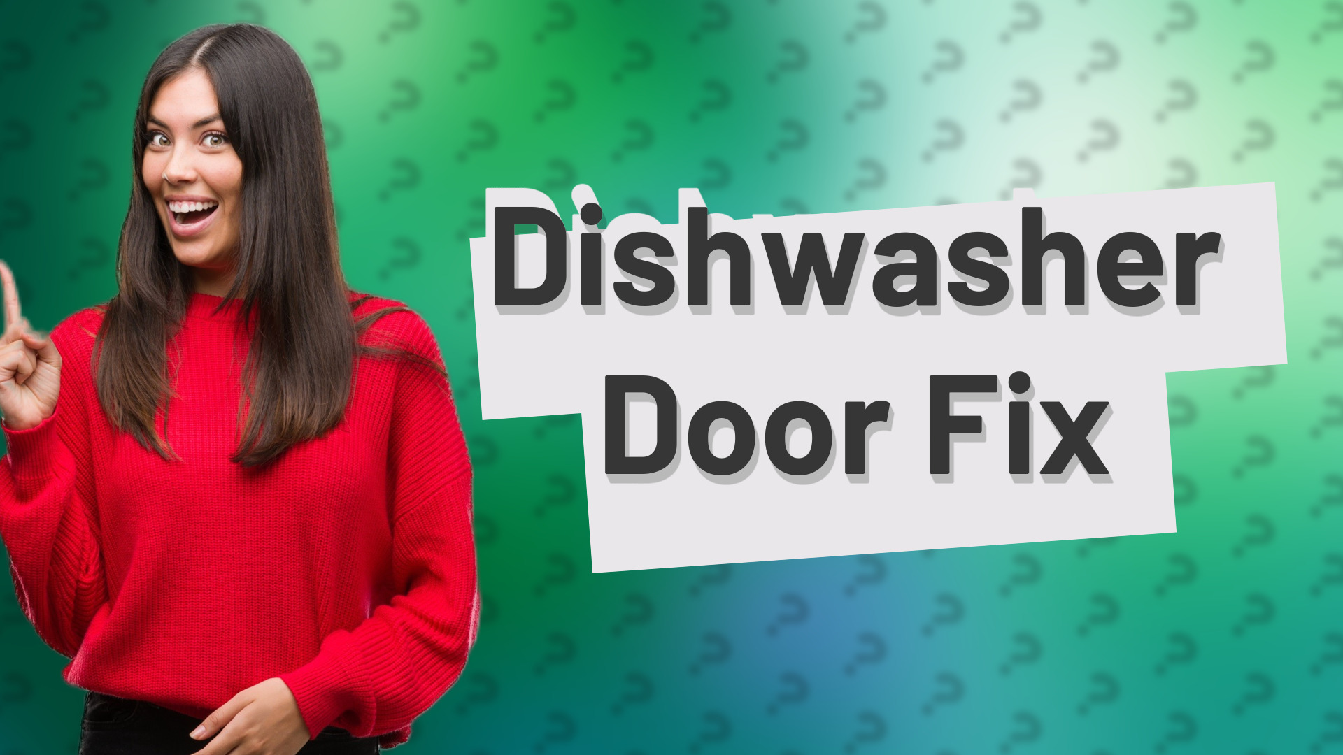 Dishwasher Door Fix