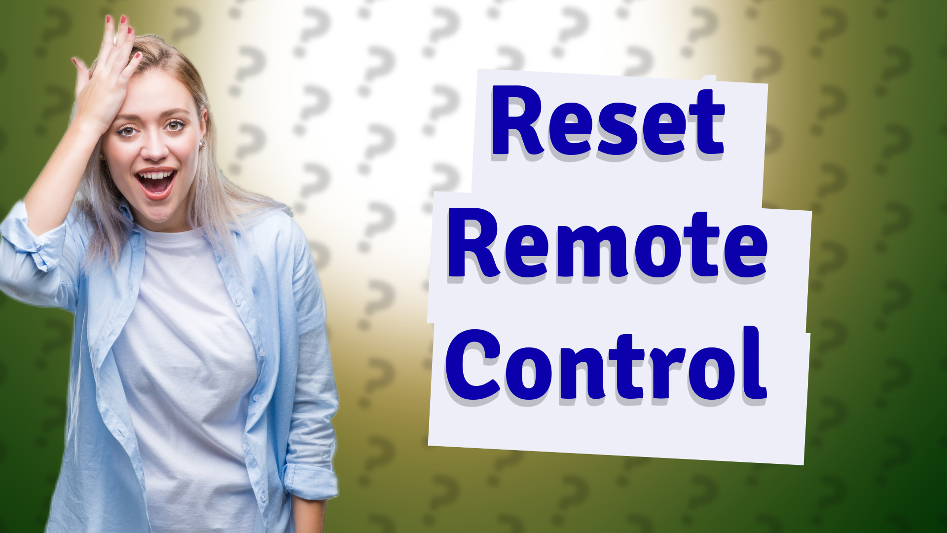 Reset Remote Control