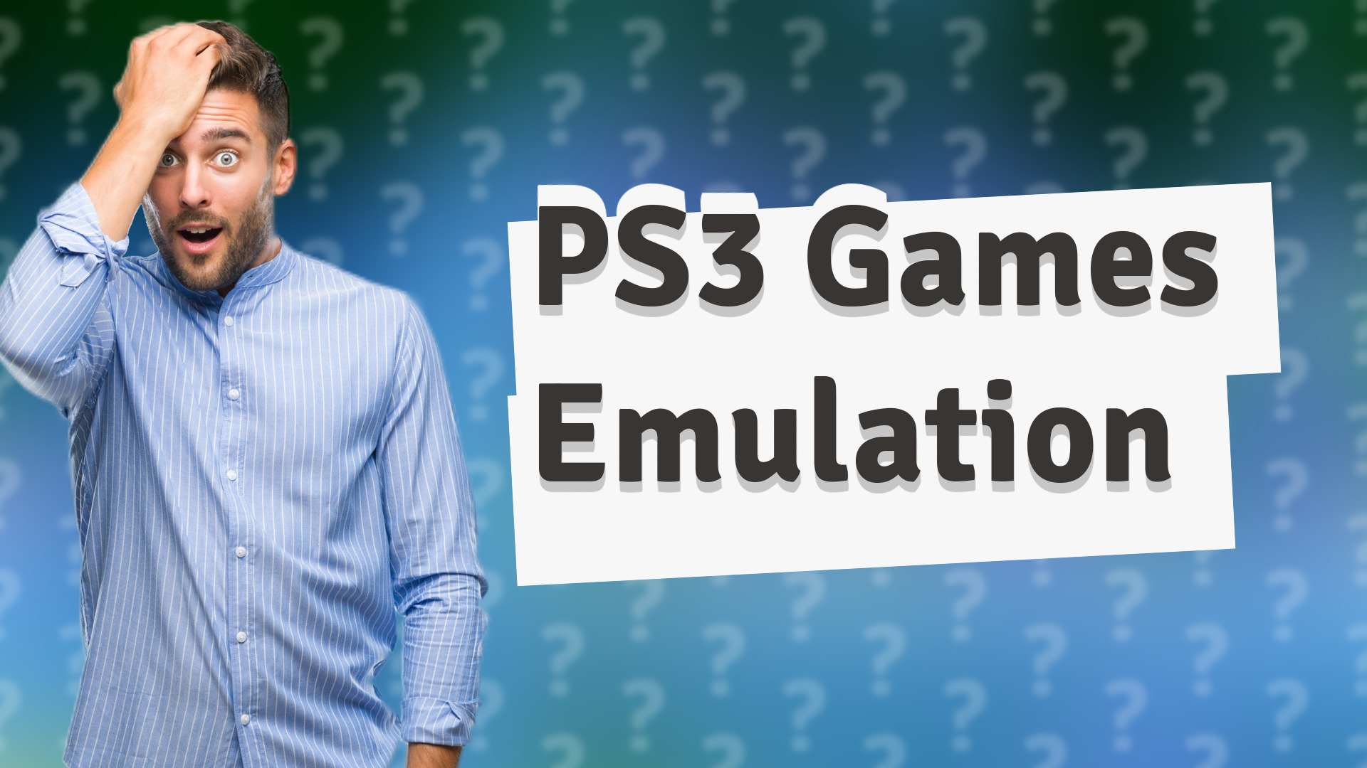 PS3 Games Emulation