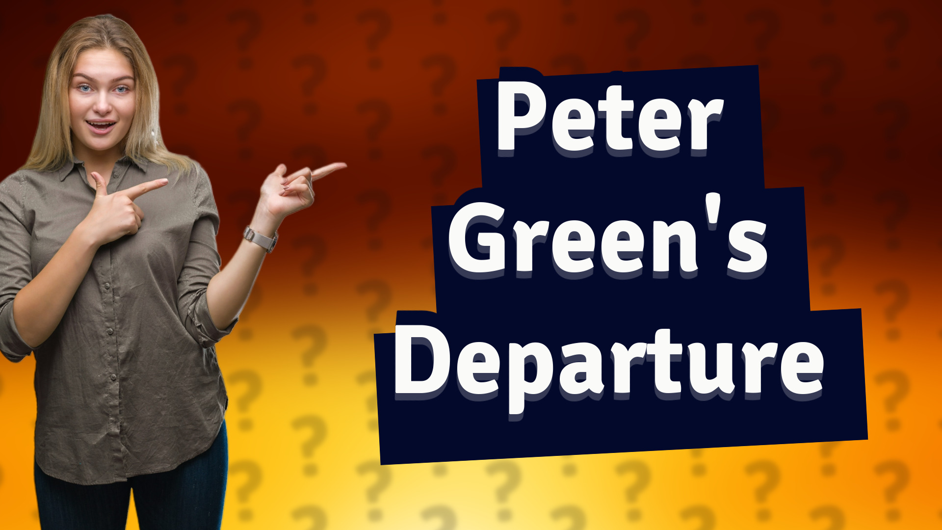Peter Green's Departure
