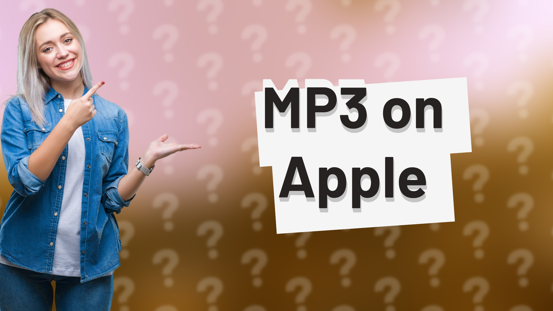 MP3 on Apple