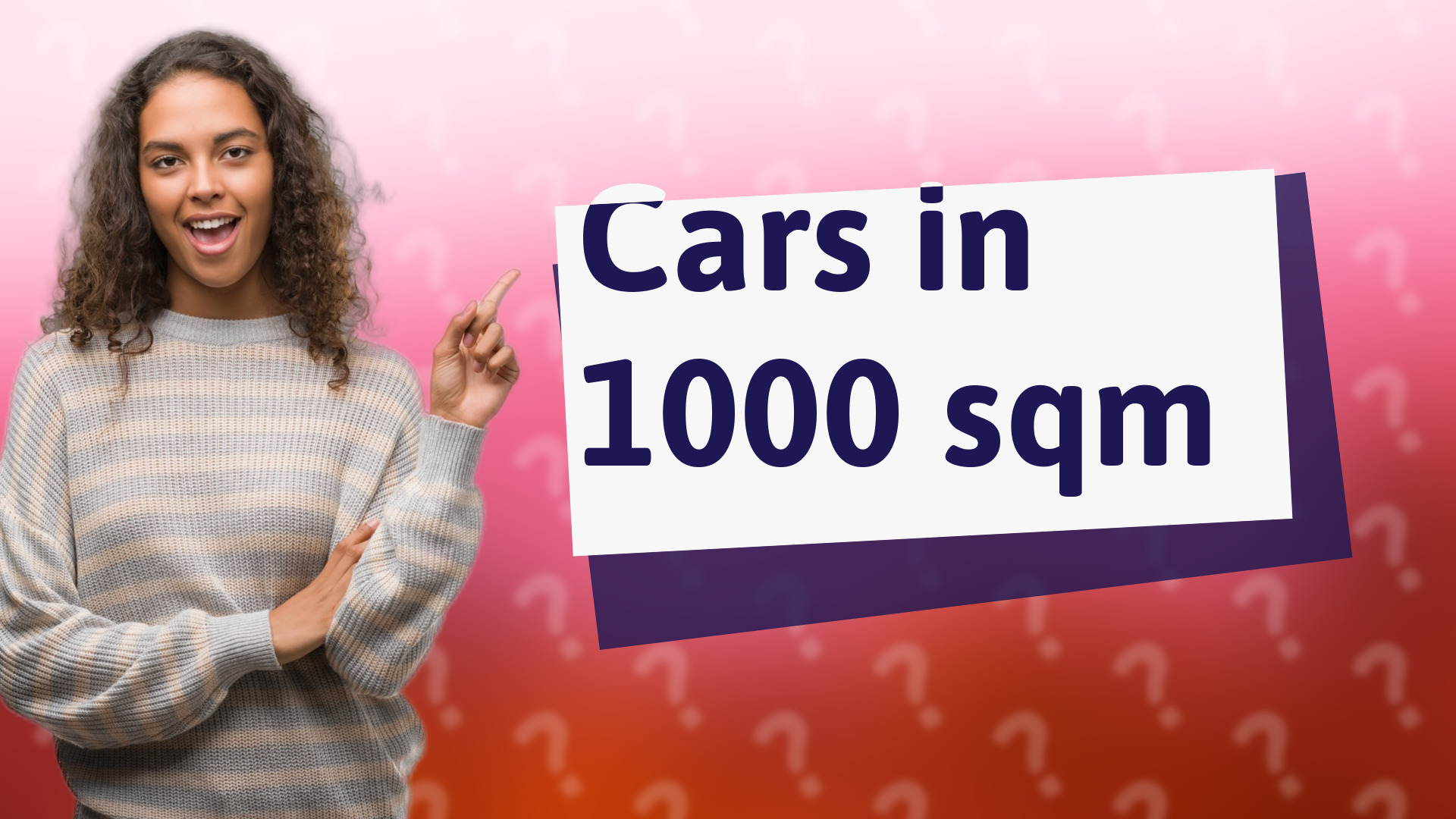 Cars in 1000 sqm