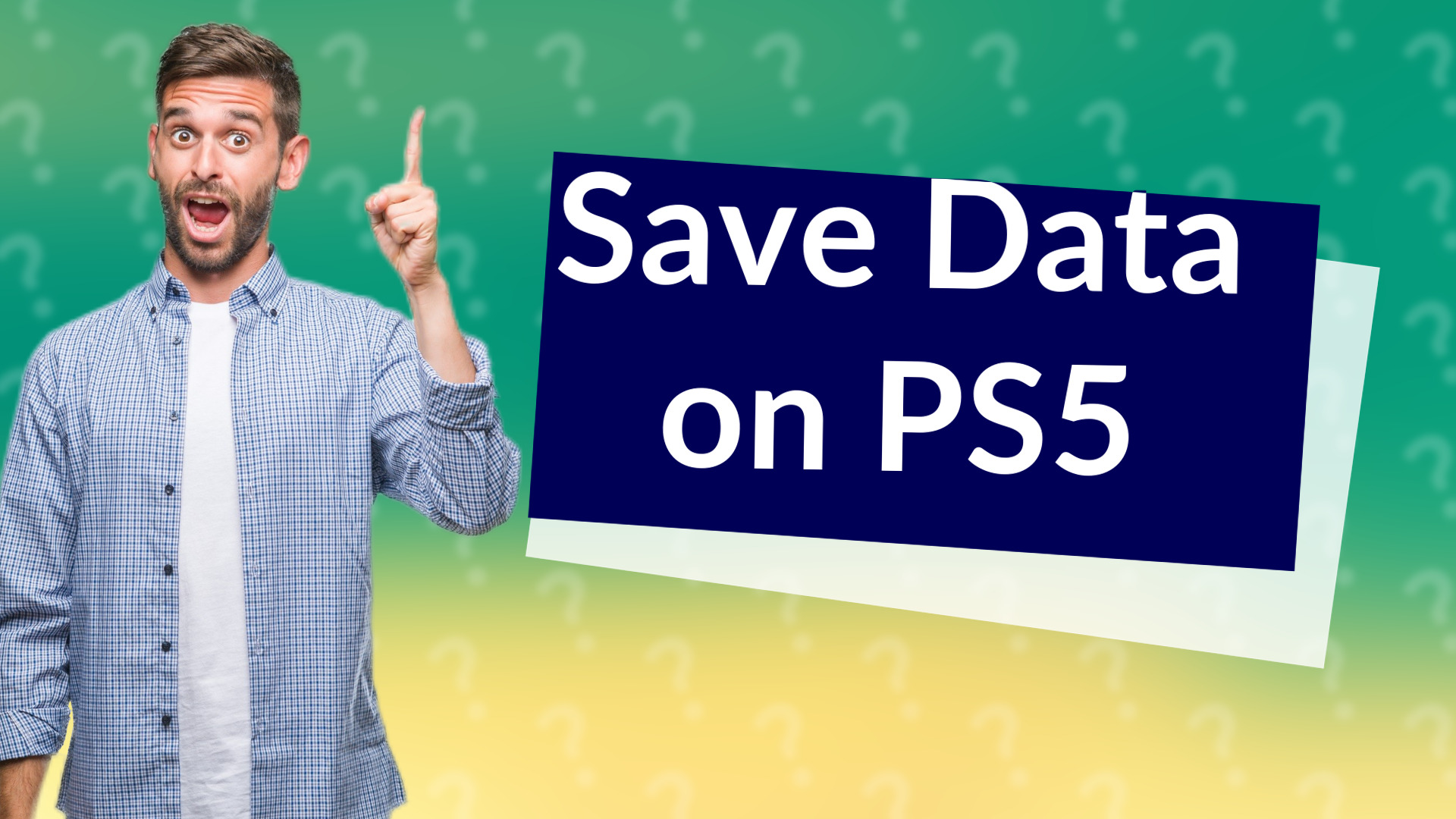 Save Data on PS5