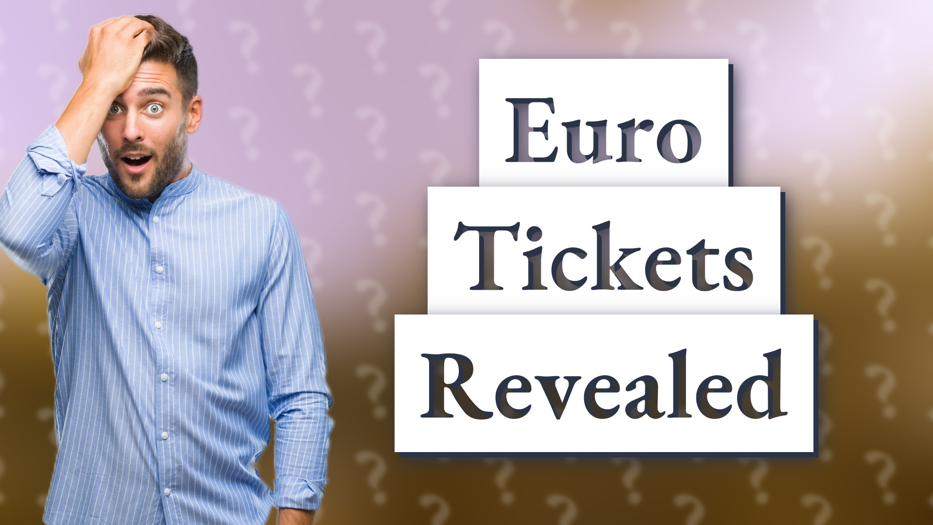 Euro Tickets Revealed