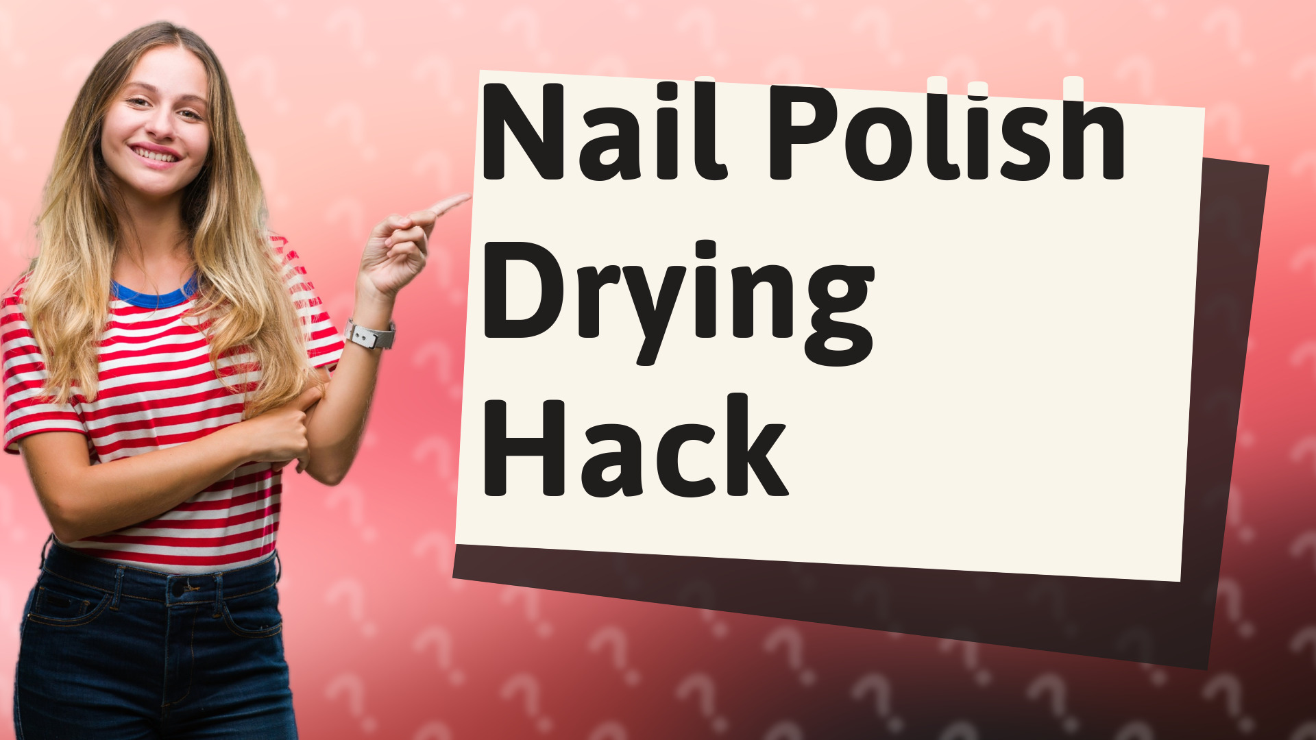 Nail Polish Drying Hack